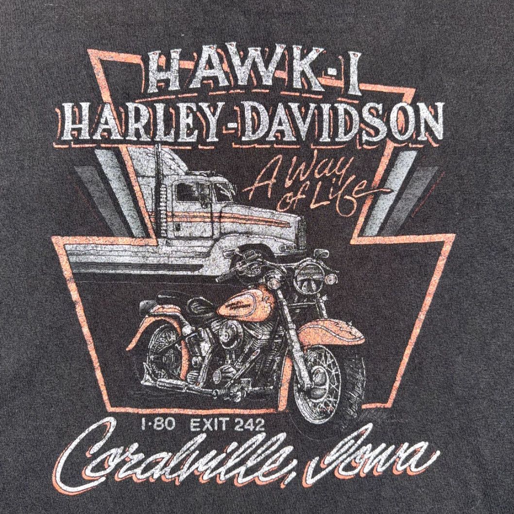 Harley Davidson VINTAGE Harley Davidson Shirt Adult XL Black Henley Biker USA 90s Shirt Mens XL Black Harley Davidson 90s USA Henley Shirt Size US XL / EU 56 / 4 - 5 Thumbnail