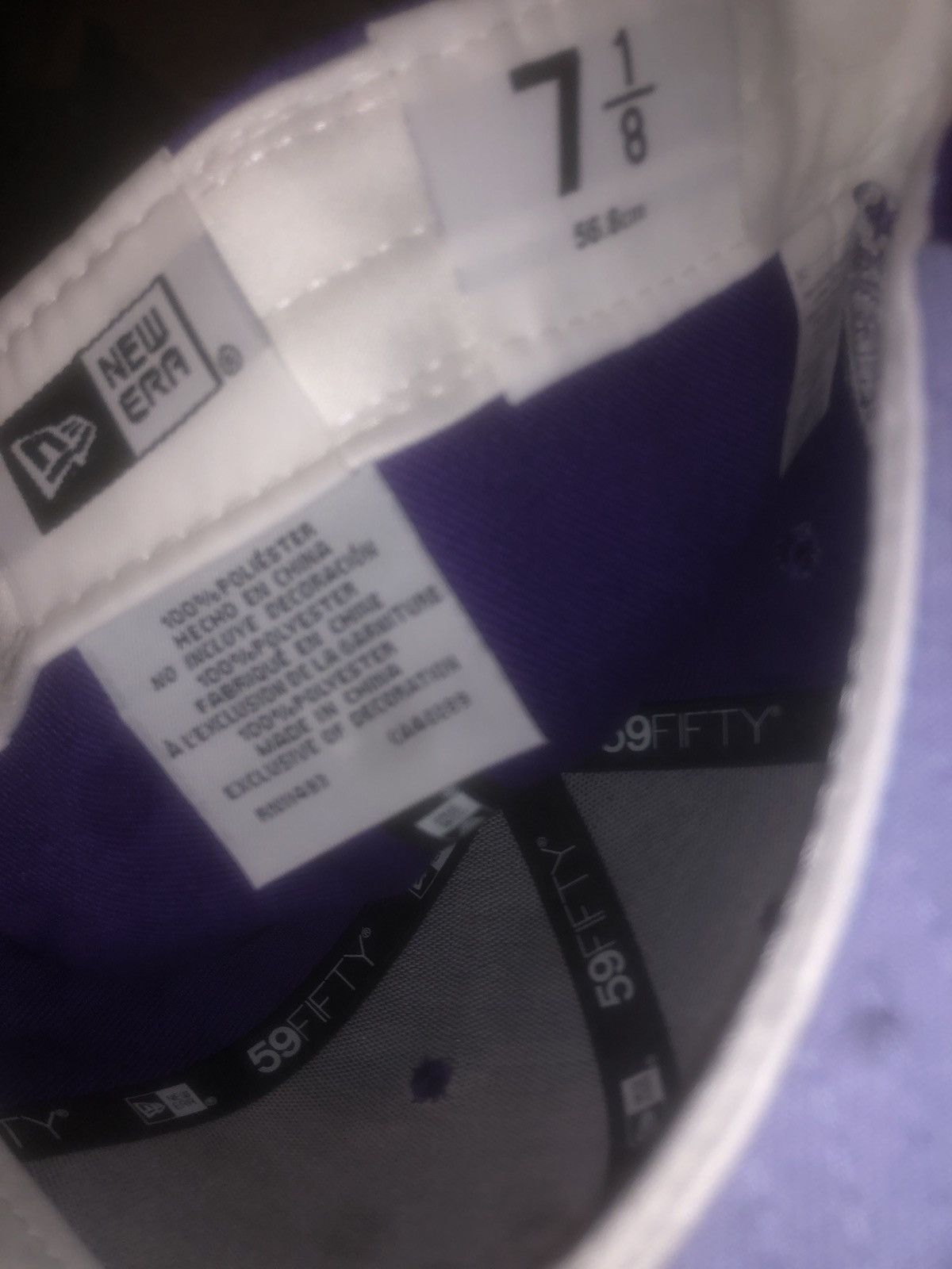 New Era Exclusive Montreal Expos Fitted Grape Expos Pink Brim 7 1/8 Size ONE SIZE - 8 Thumbnail