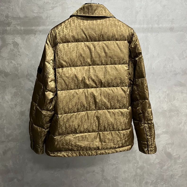 Dior Dior The latest brown letter full print warm lapel zipper t Size US L / EU 52-54 / 3 - 2 Thumbnail