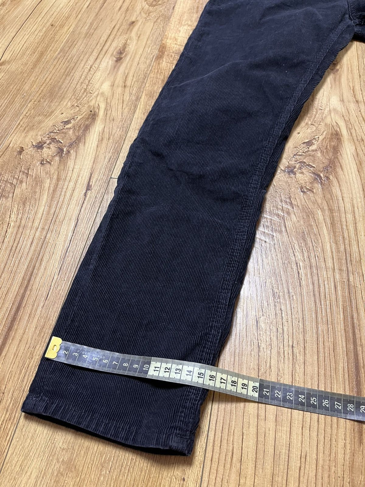 Acne Studios Acne Studios Corduroy Black Straight Denim Size US 30 / EU 46 - 7 Thumbnail