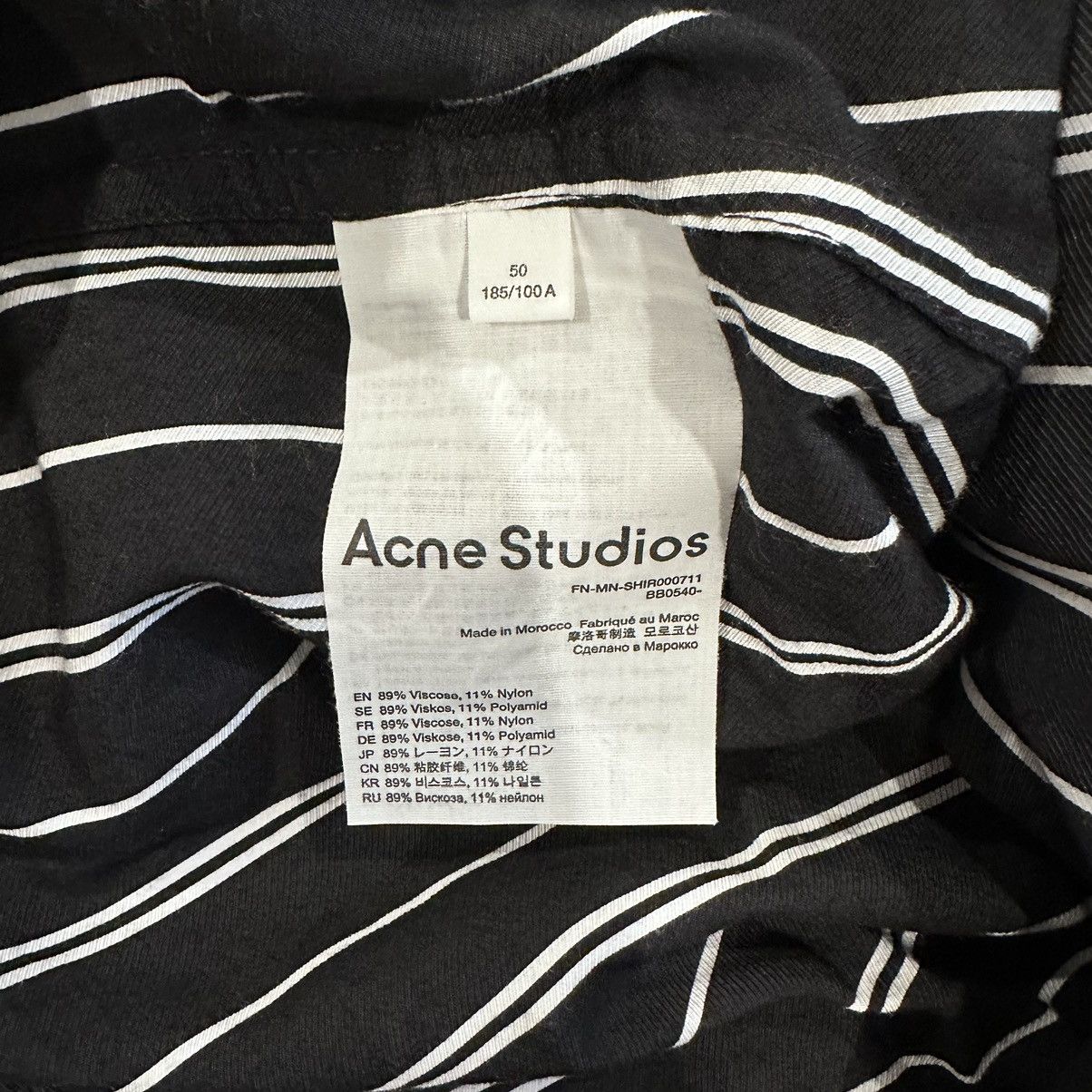 Acne Studios Acne Studios Setiter Short Sleeve Shirt Size US M / EU 48-50 / 2 - 8 Thumbnail