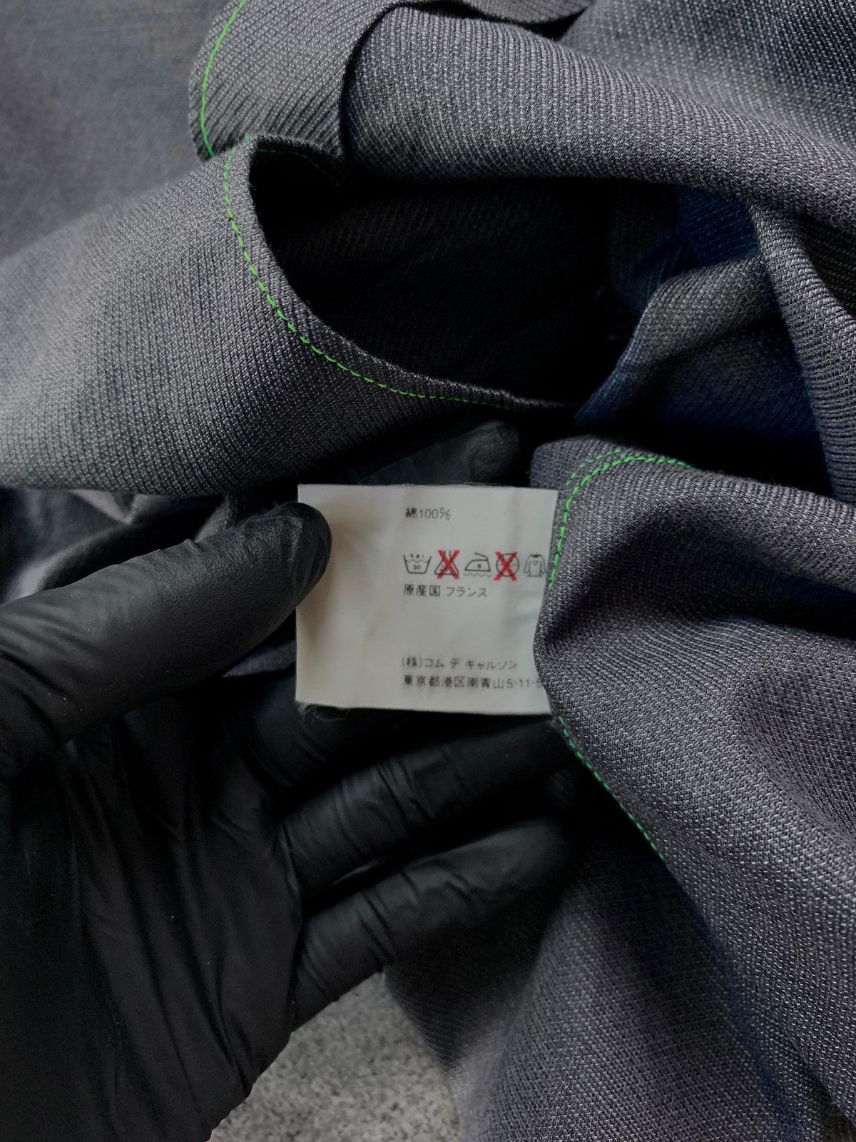 Comme des Garcons SHIRT Contrast Stitching tiny Collared Shirt - Medium Size US M / EU 48-50 / 2 - 7 Thumbnail