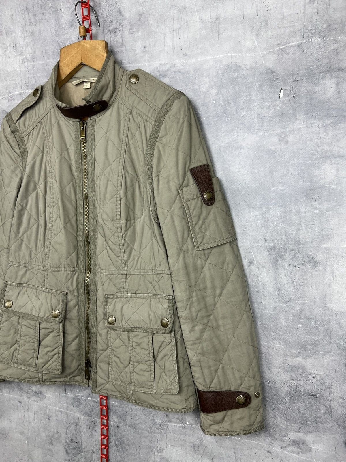 Burberry burberry brit utility nova check women’s green jacket size s Size S / US 4 / IT 40 - 4 Thumbnail