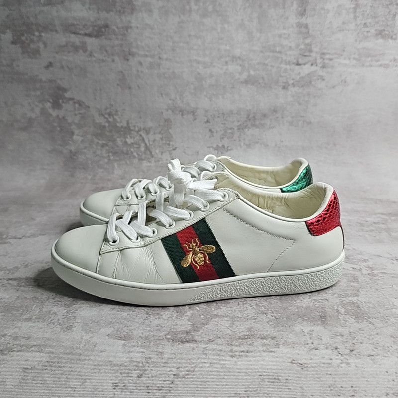 Gucci Gucci Ace Embroidered Sneakers for Women 0079 Size US 6.5 / IT 36.5 - 1 Thumbnail