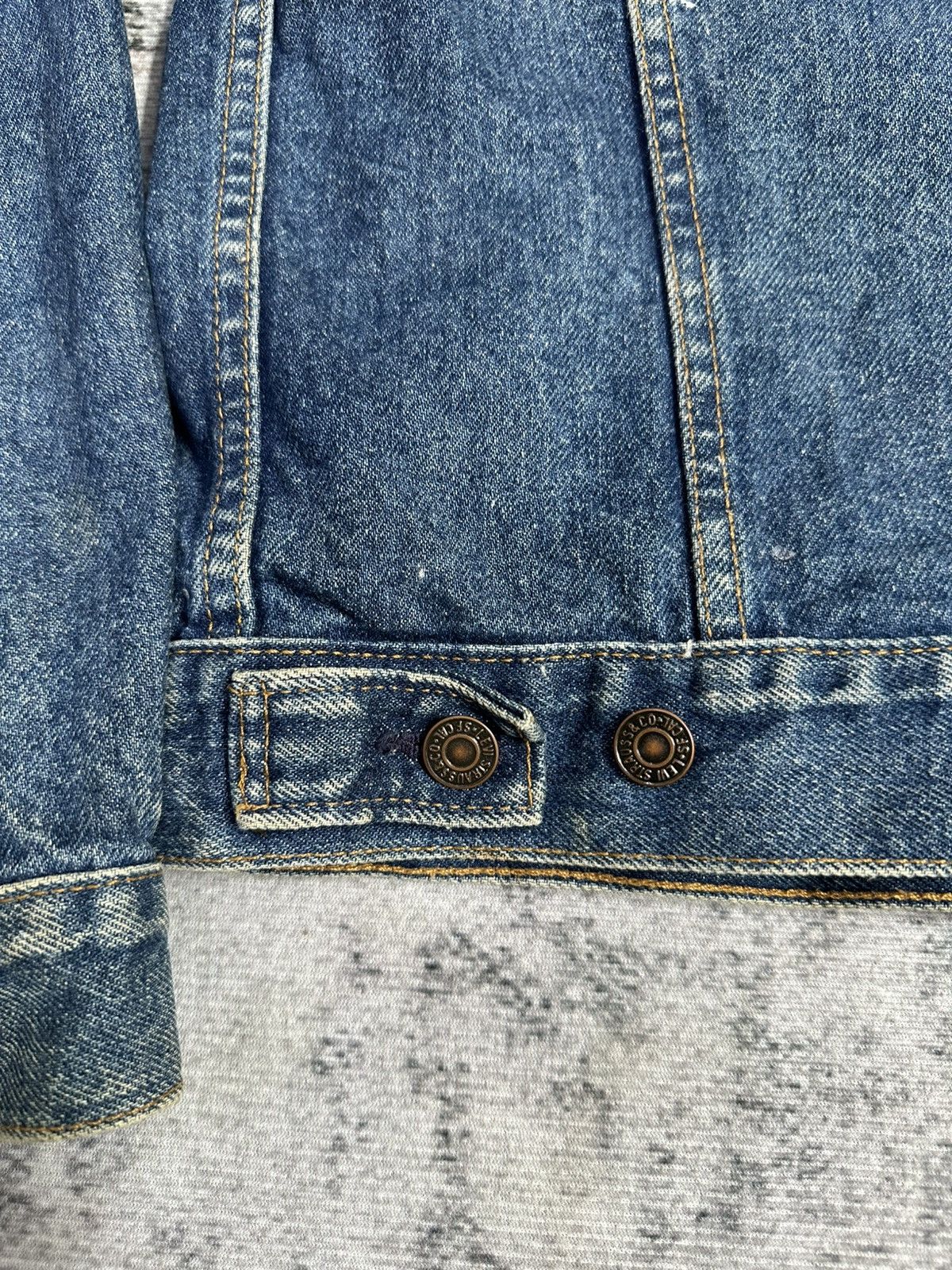 Levi's Vintage Clothing Vintage Levis Denim Trucker Jacket – Made In USA 70s Style Size US S / EU 44-46 / 1 - 15 Thumbnail