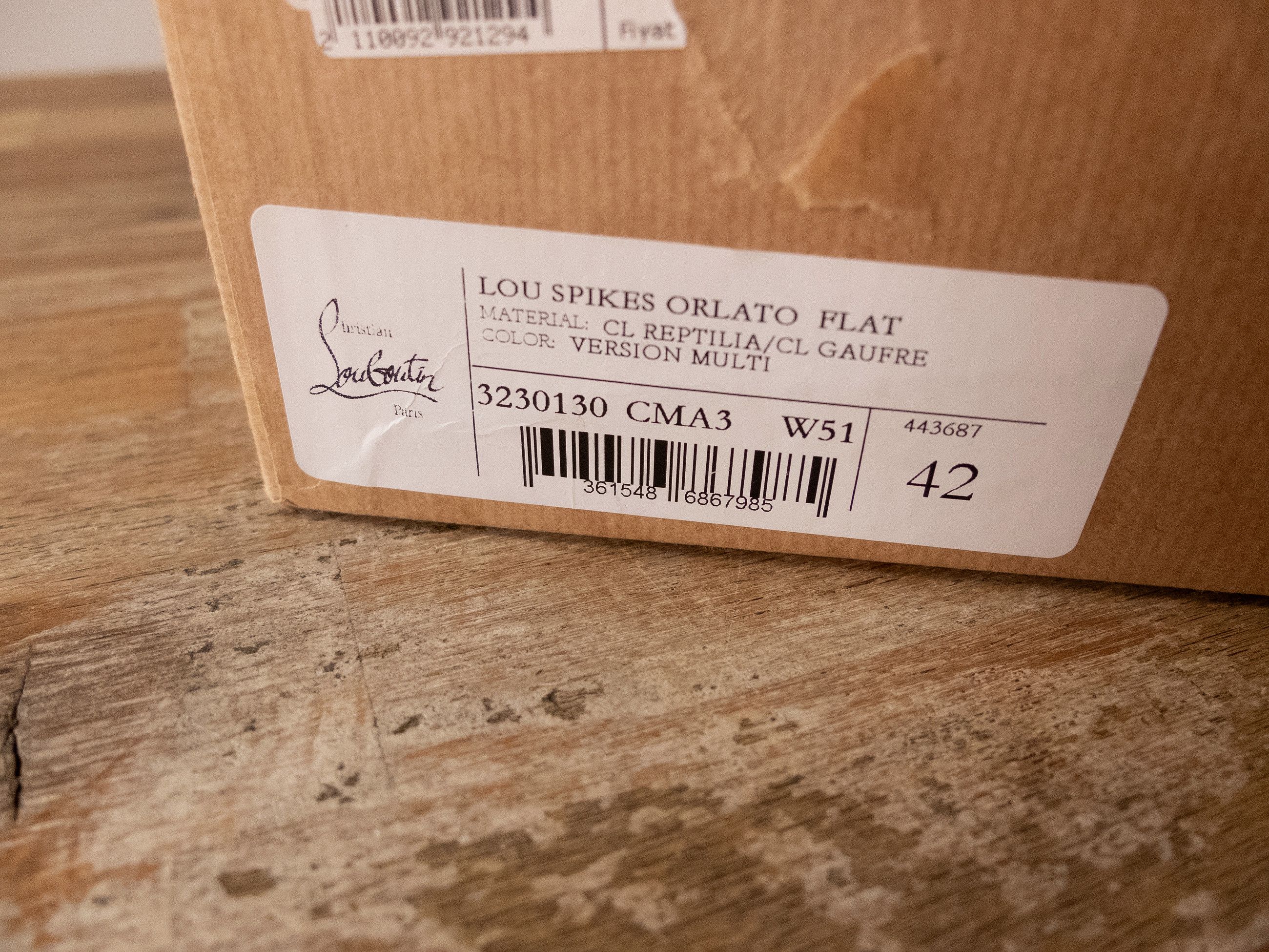 Christian Louboutin CHRISTIAN LOUBOUTIN Louis Spikes white leather sneakers 9 42 Size US 9 / EU 42 - 12 Thumbnail