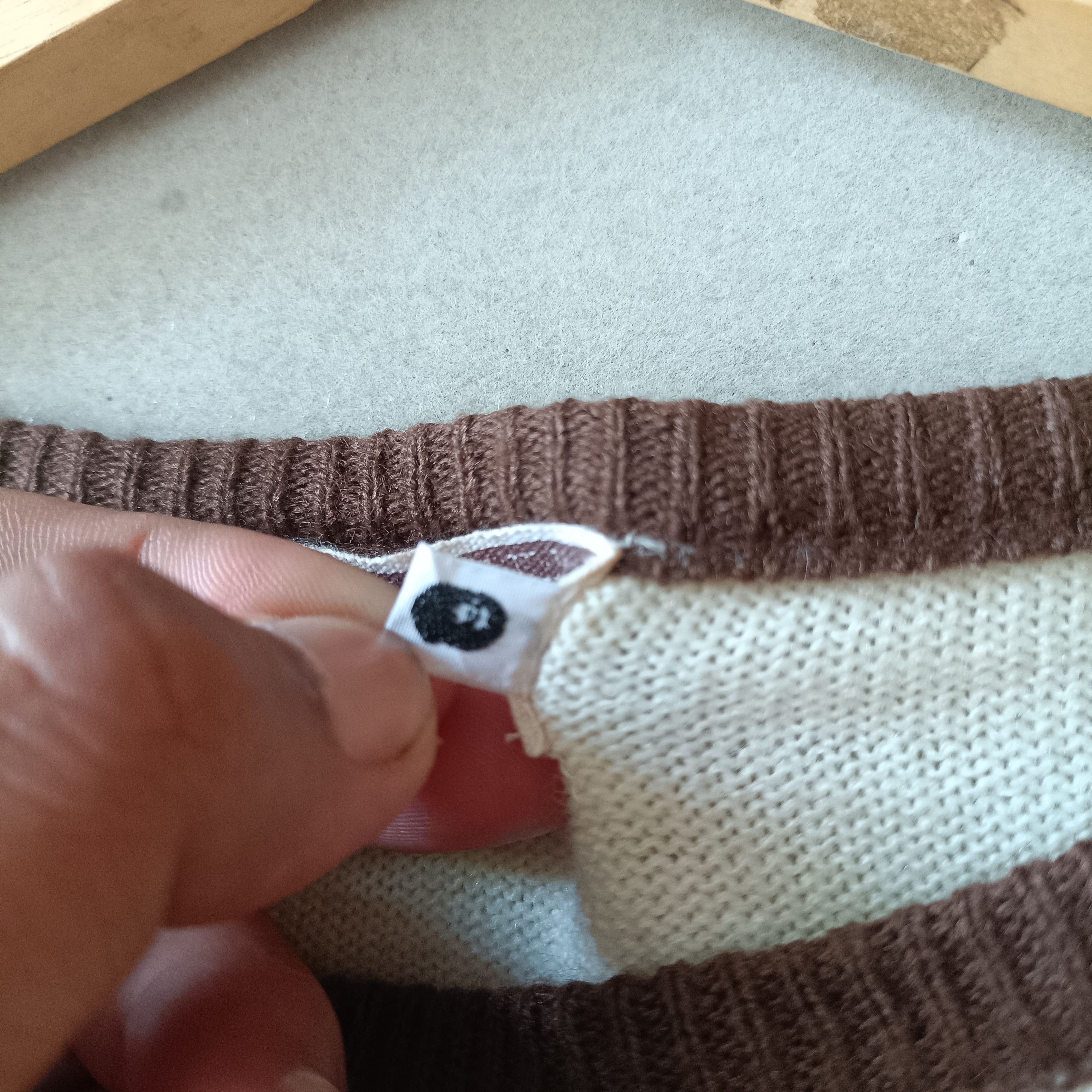 Bape OG bape general nigo era stripe knitwear ls brown Size US M / EU 48-50 / 2 - 6 Thumbnail