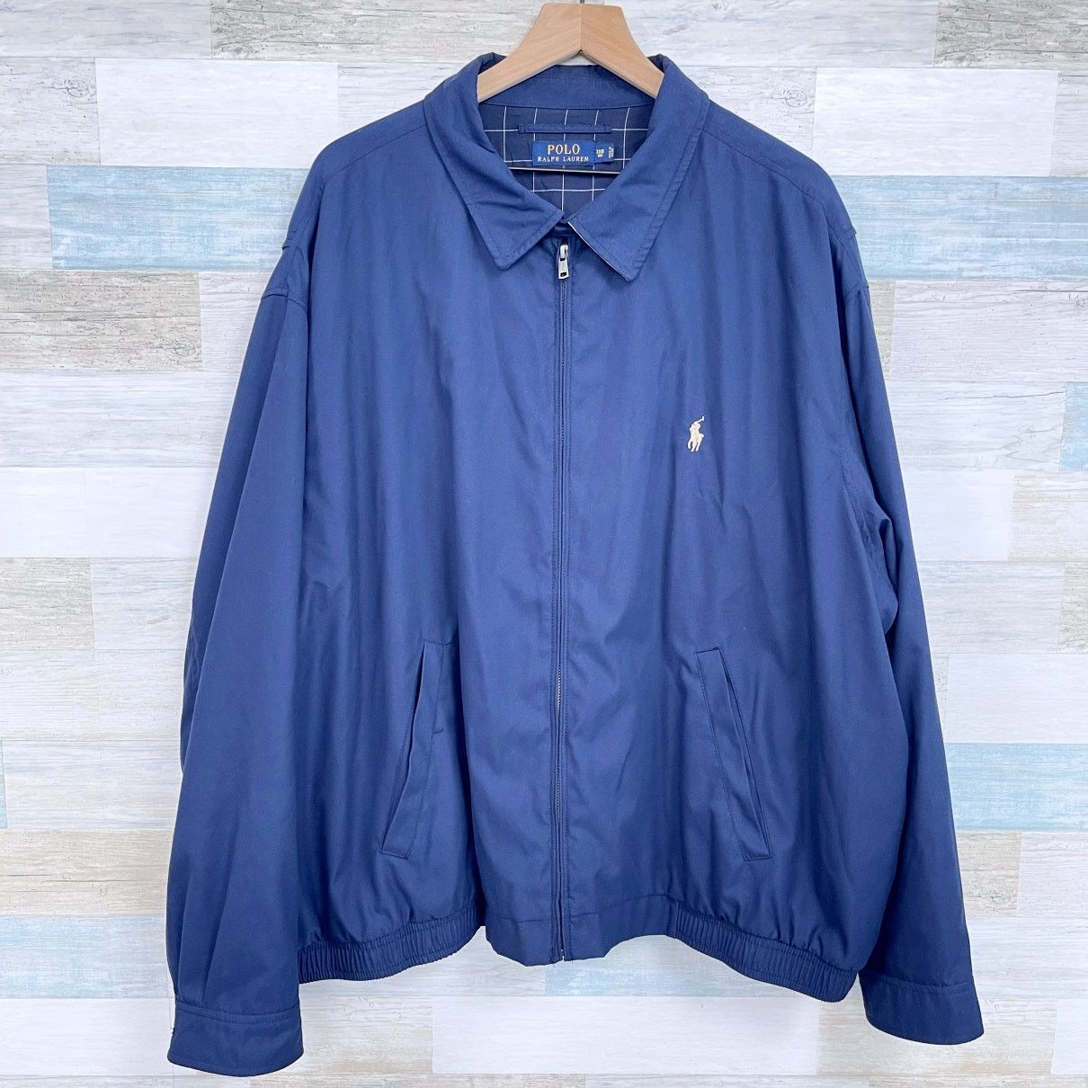 image of Polo Ralph Laurent Golf Bi-Swing Windbreaker Jacket Blue 3Xb, Men's (Size 2XL)