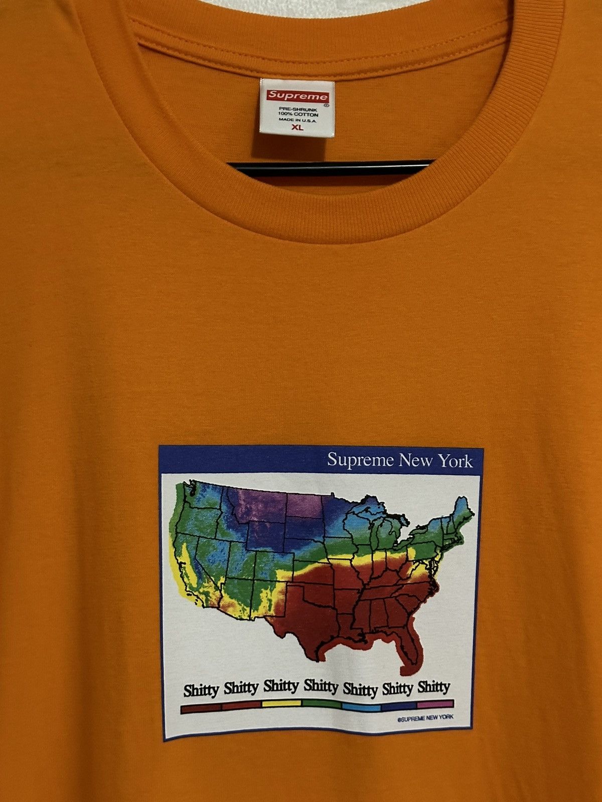 Supreme Supreme Weather Tee Size US XL / EU 56 / 4 - 2 Thumbnail