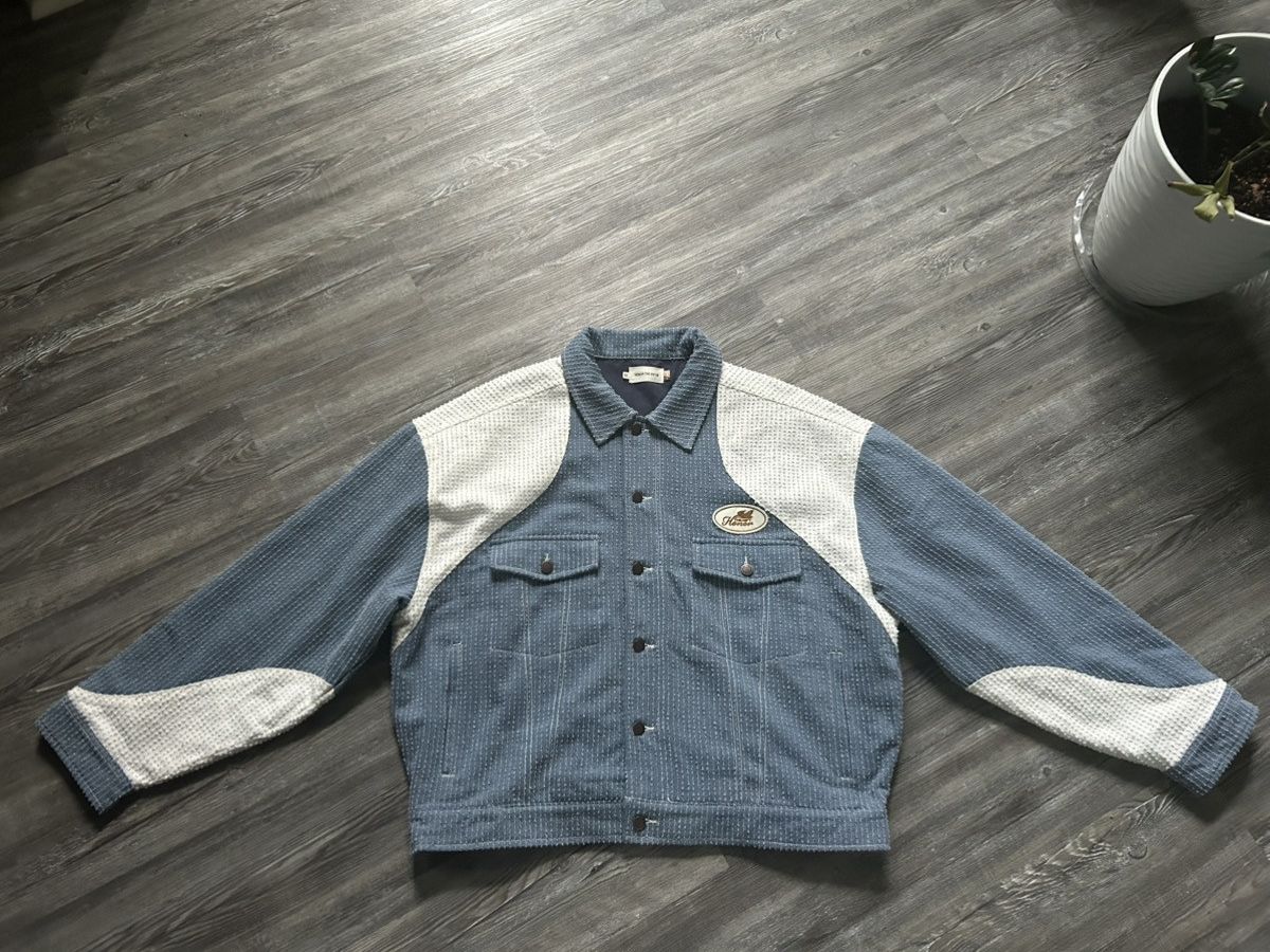 Honor the Gift Honor the Gift Colorblock Trucker Jacket Size US XL / EU 56 / 4 - 1 Thumbnail