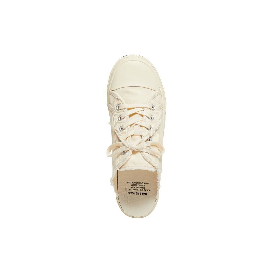 Balenciaga o1tr1nto0525 Paris Mules in Cream Size US 6 / EU 39 - 5 Thumbnail