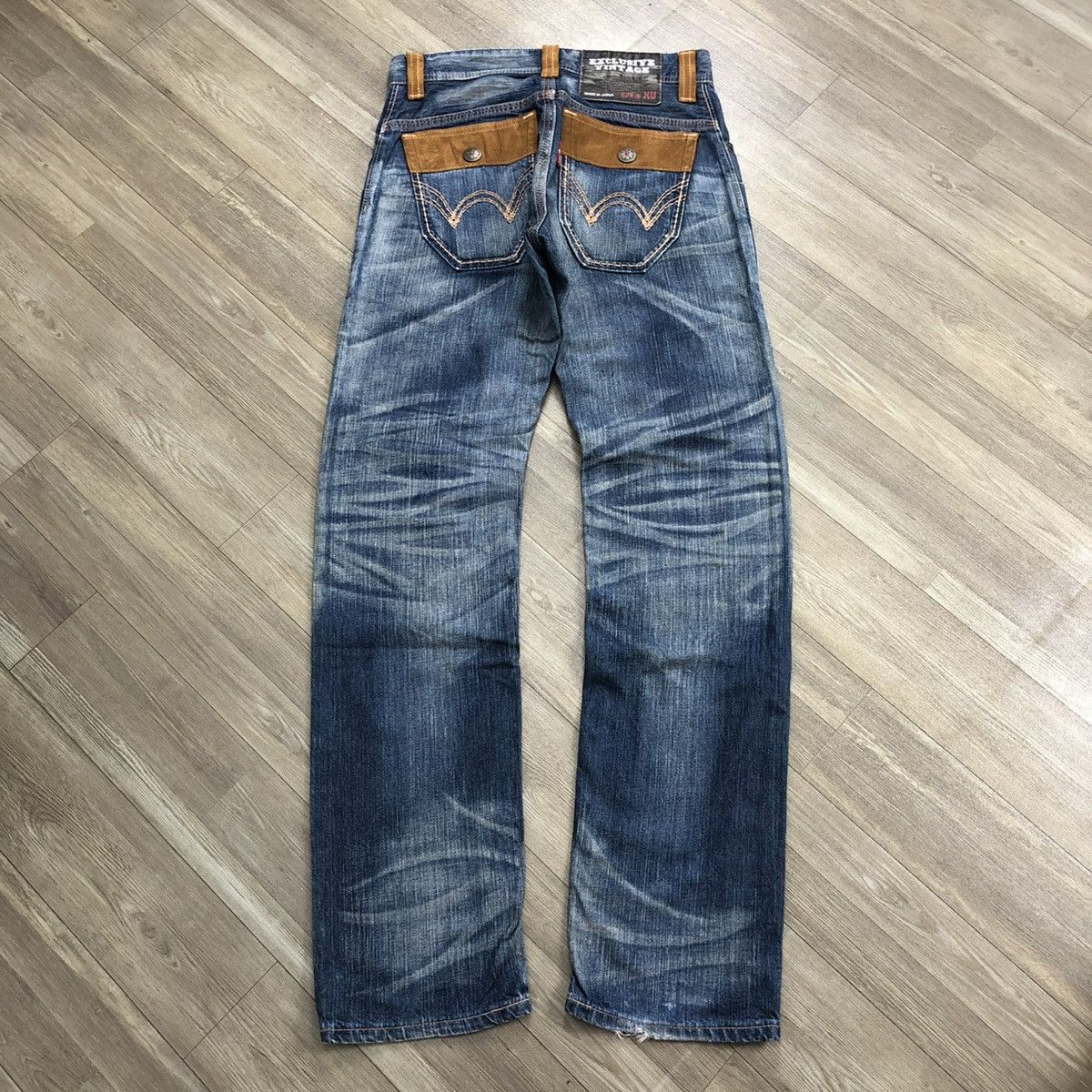 Edwin × If Six Was Nine × Japanese Brand 2000s Edwin Exclusive Vintage Nice Design Faded Jeans Y2K Size US 28 / EU 44 - 19 Thumbnail