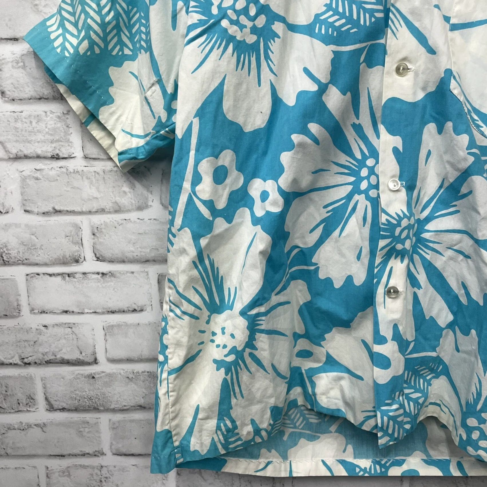 Vintage VINTAGE Kailua Button-Up Shirt Mens M Blue Floral Hawaiian Size US M / EU 48-50 / 2 - 3 Thumbnail