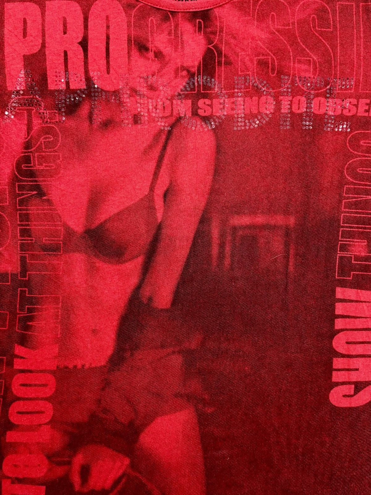 Hysteric Glamour 2000s Semantic Design - Printed Face Erotic Girl LS Size US M / EU 48-50 / 2 - 4 Thumbnail