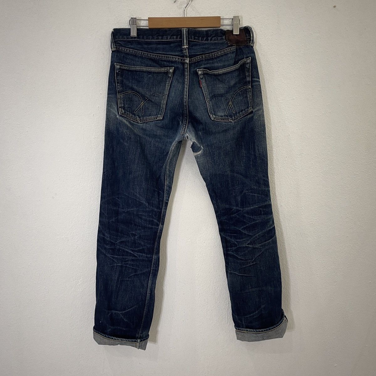 Full Count & Co. Vintage Full Count Redline Selvedge Denim Jeans Size US 30 / EU 46 - 8 Thumbnail