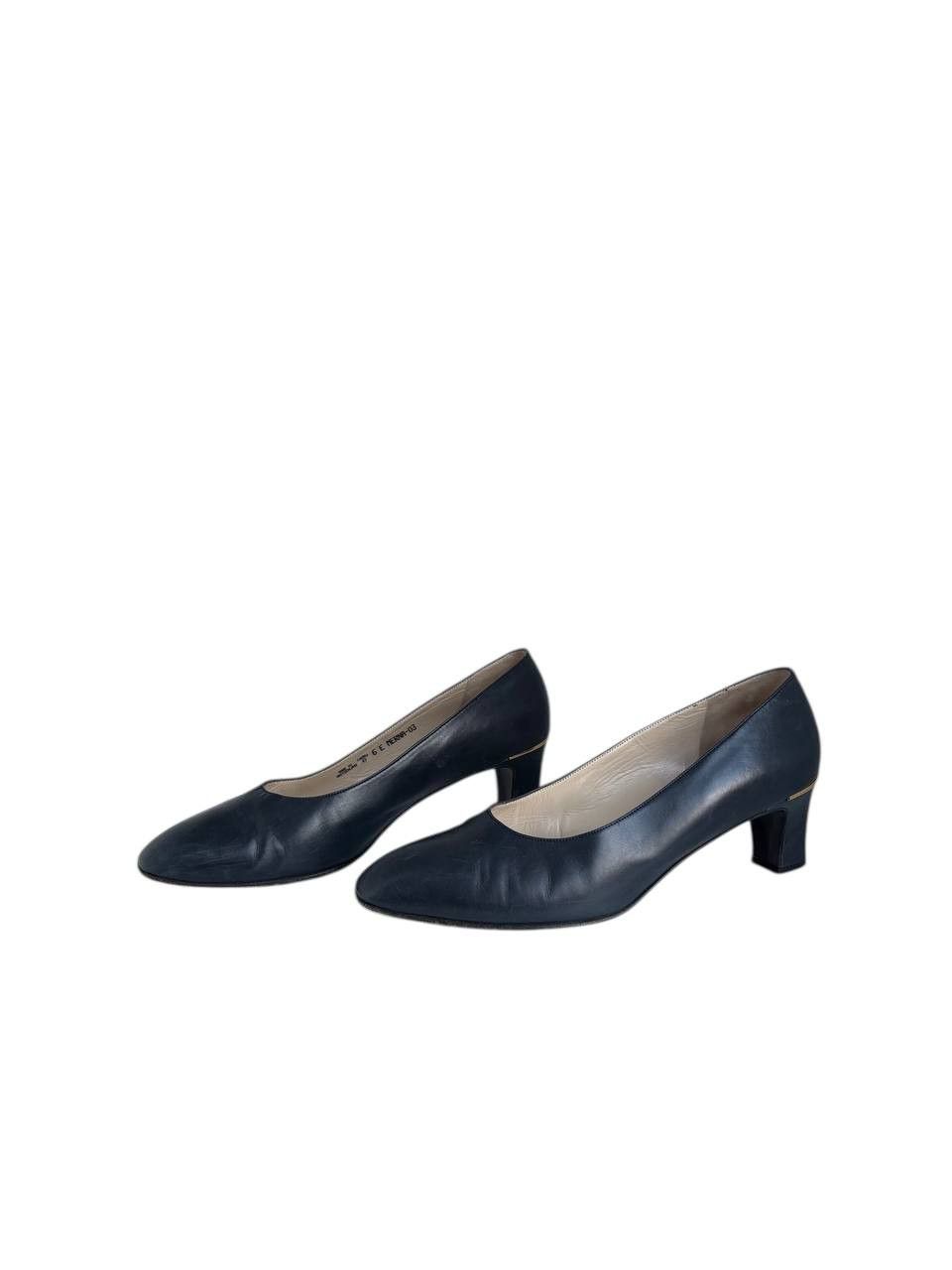 Bally W's Bally Leather Formal Flats Heel Shoes Pumps MERNA-03 6 E Size US 6 / IT 36 - 2 Thumbnail