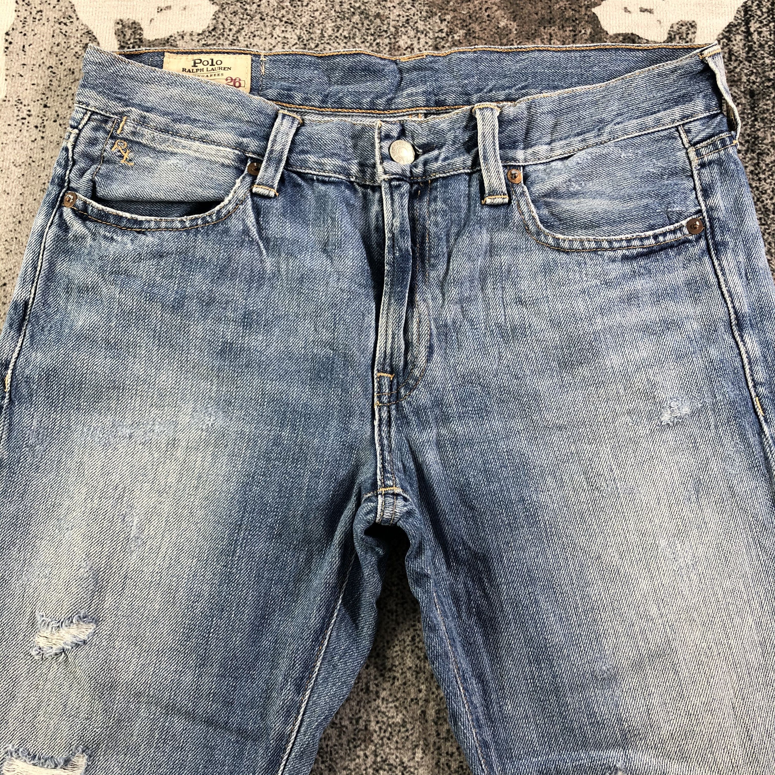 Polo Ralph Lauren Polo Ralph Lauren Jeans Distressed Denim KJ2088 Size US 32 / EU 48 - 3 Thumbnail