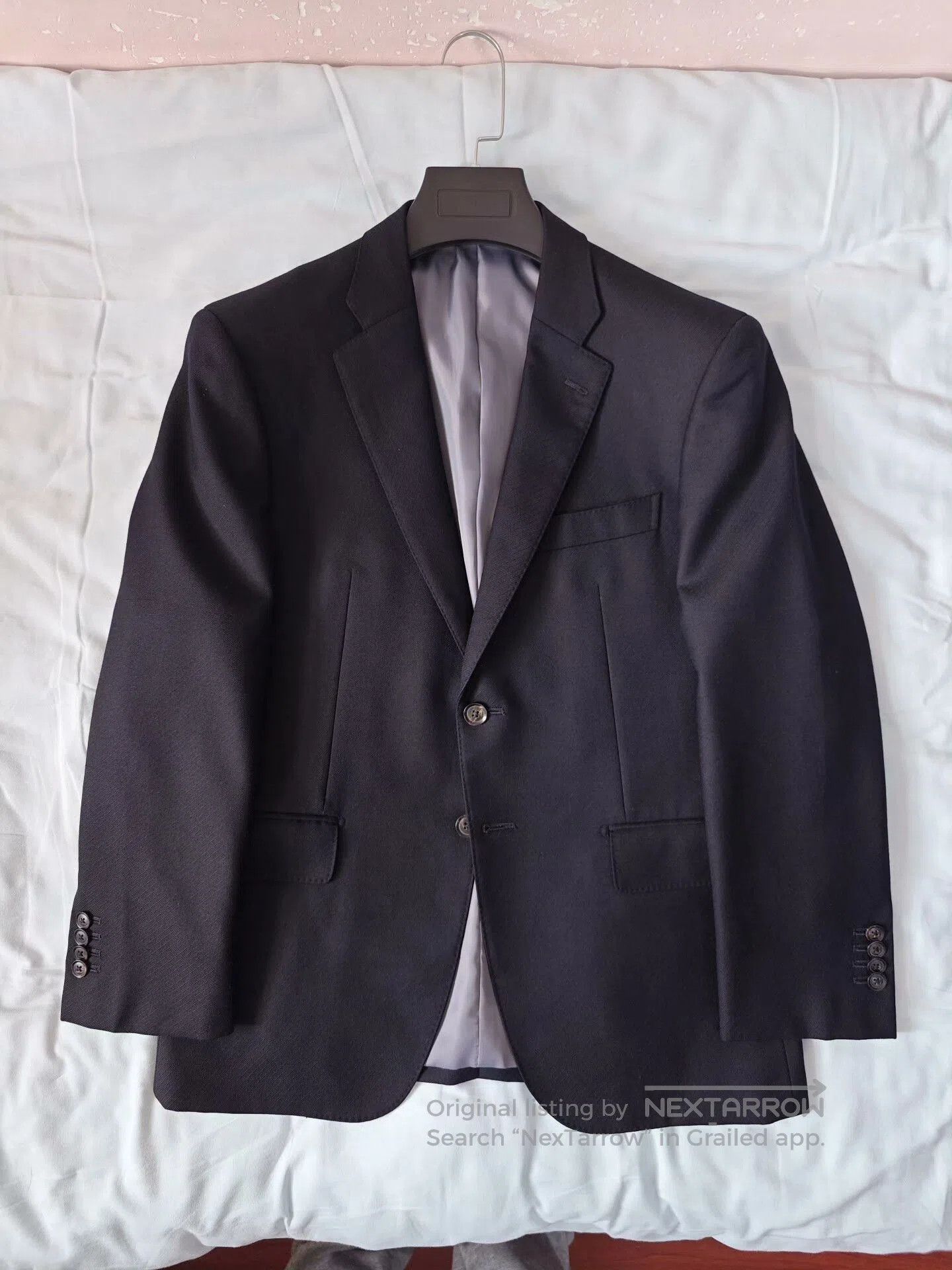 Carlo Palazzi Italian Carlo Barbera Wool Suit Jacket. Size US M / EU 48-50 / 2 - 5 Thumbnail