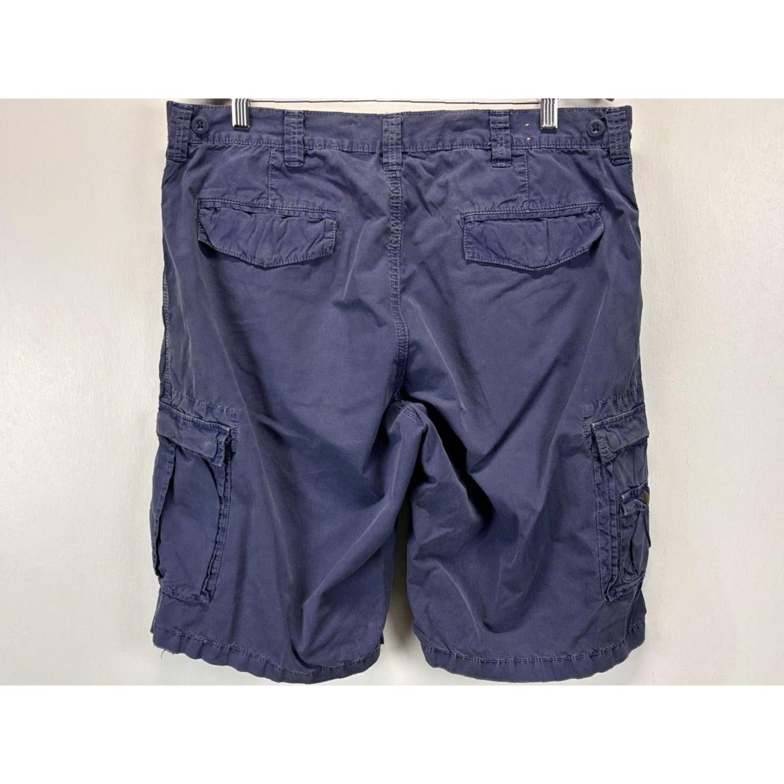Polo Ralph Lauren VINTAGE Polo Ralph Lauren Cargo Shorts Mens 38 Blue 90s Cargo Shorts Men Regular Size 38 Cotton Summer 90s Mens Size US M / EU 48-50 / 2 - 3 Thumbnail