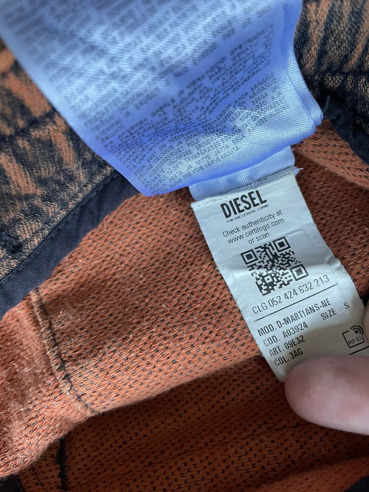 Diesel Diesel orange denim skate/streetwear/buggy pants Size US 32 / EU 48 - 3 Thumbnail