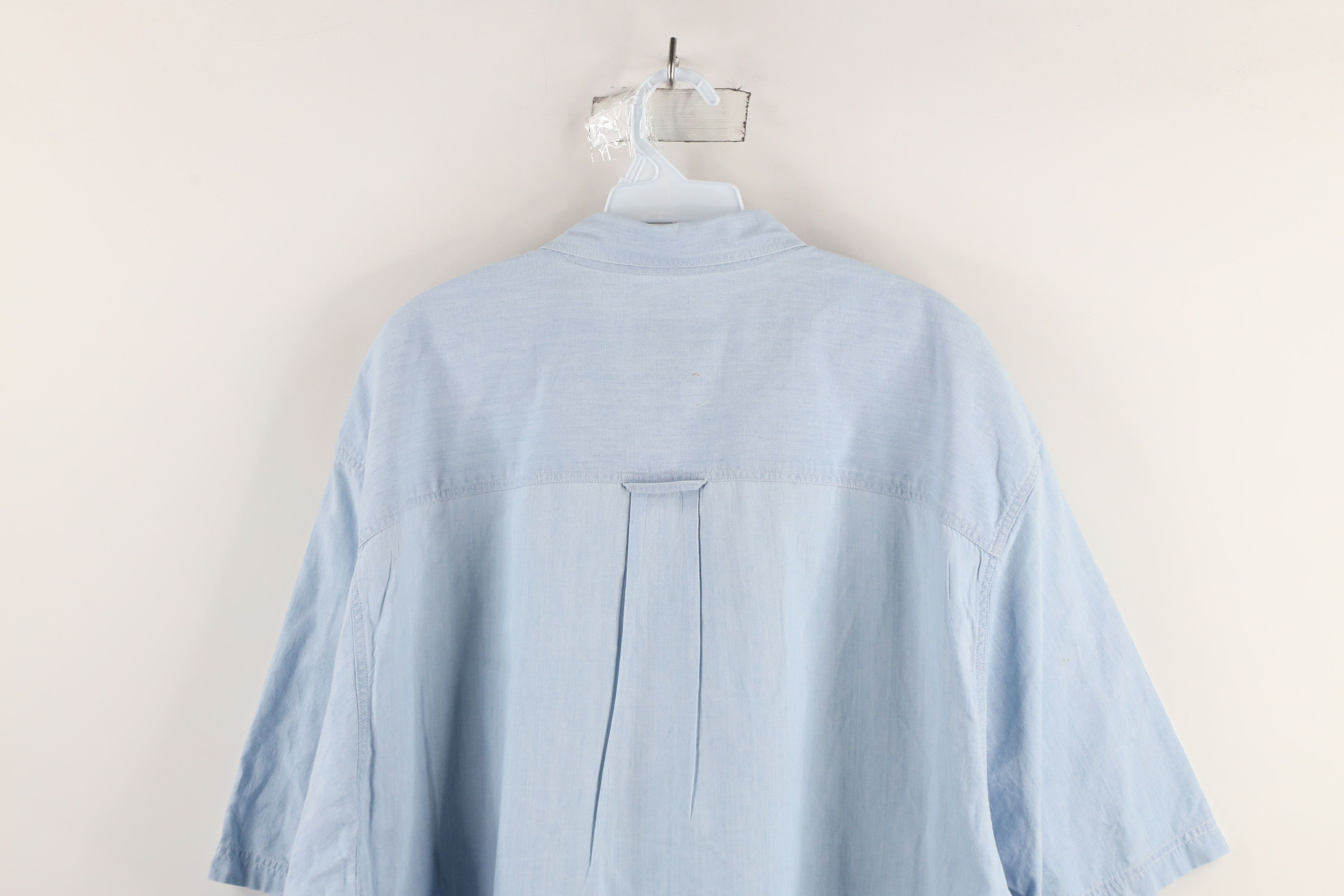 Eddie Bauer × Vintage Vintage 90s Eddie Bauer Short Sleeve Button Down Shirt Size US XXL / EU 58 / 5 - 12 Thumbnail