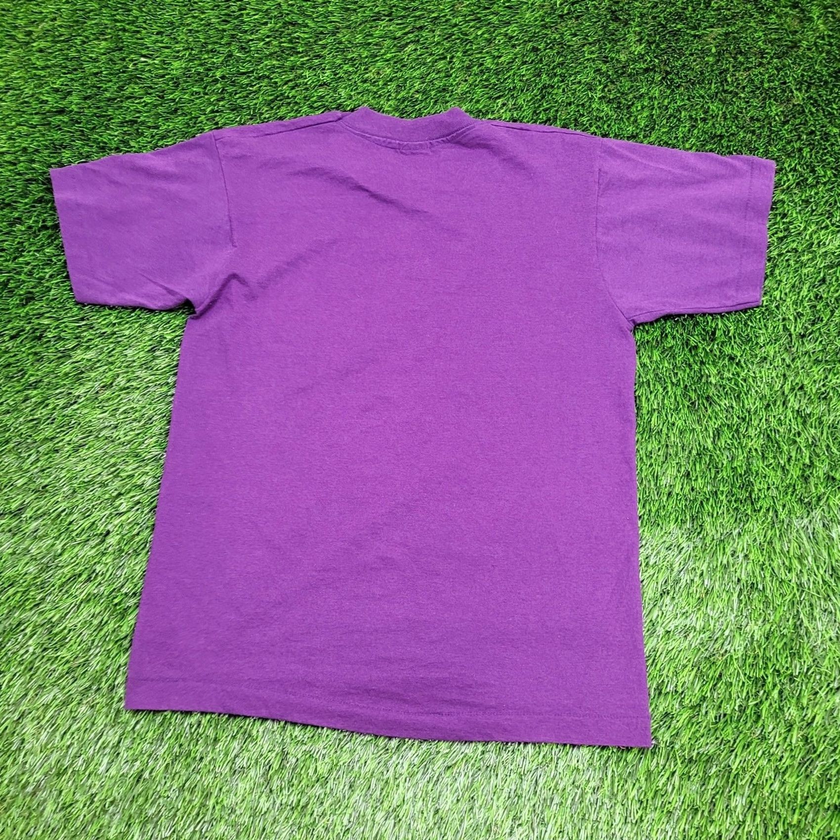 Fruit Of The Loom VINTAGE Purple Lover Shirt Women Medium 90s USA 19x25 Purple Size M / US 6-8 / IT 42-44 - 2 Thumbnail