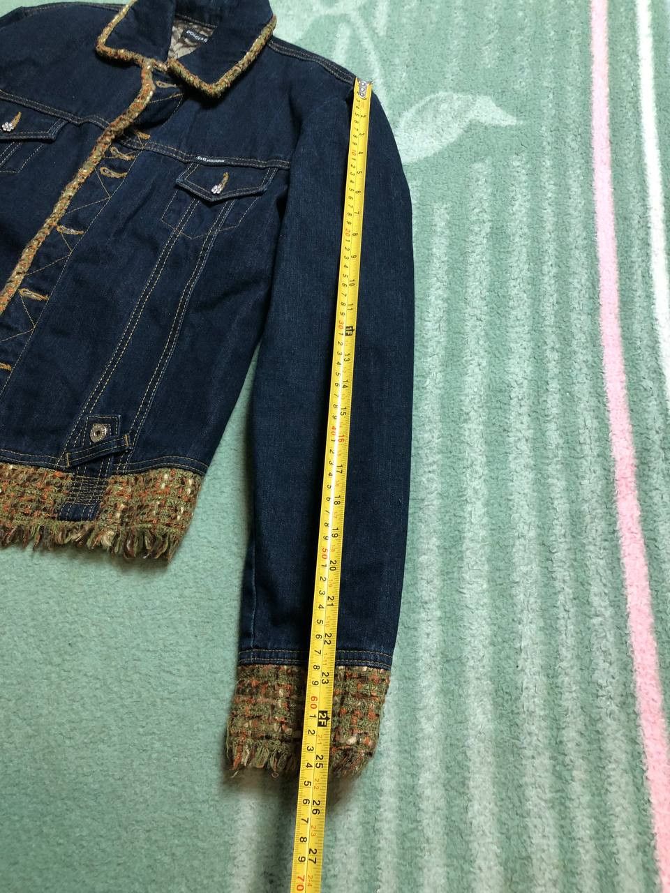 Dolce & Gabbana Dolce and Gabbana Vintage Denim Jacket Size L / US 10 / IT 46 - 13 Thumbnail