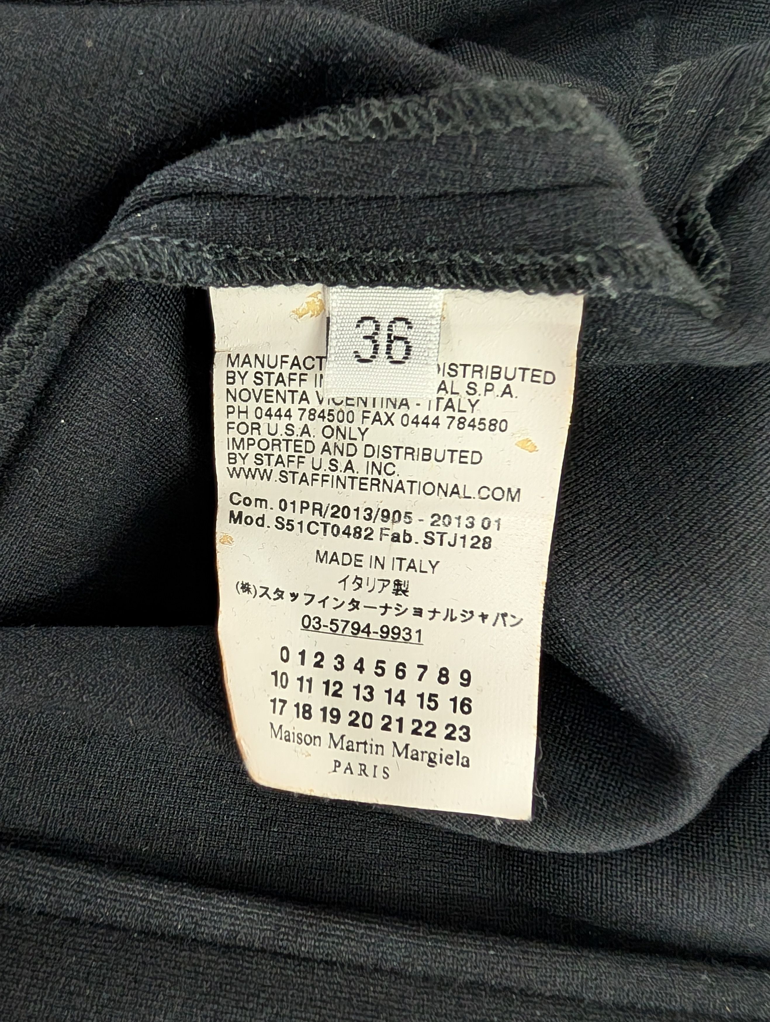 Maison Margiela Maison Martin Margiela Black Sleeveless Dress Size XS / US 0-2 / IT 36-38 - 6 Thumbnail