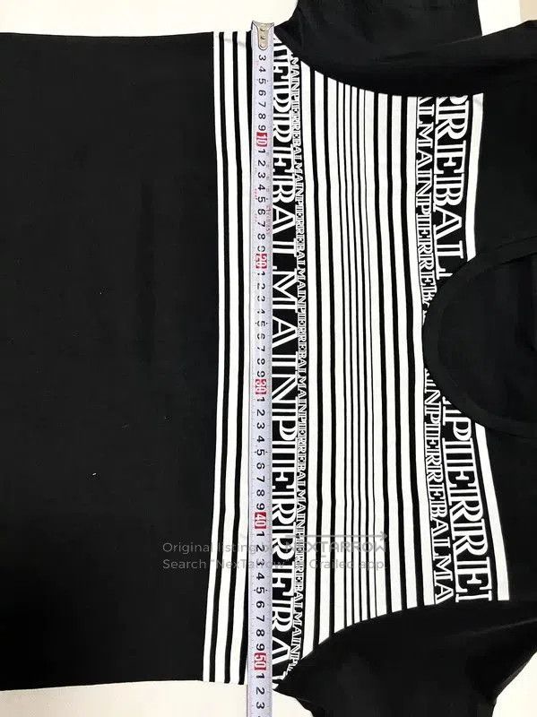Balmain Balmain Black Cotton Short Sleeve T-Shirt . Size US S / EU 44-46 / 1 - 6 Thumbnail