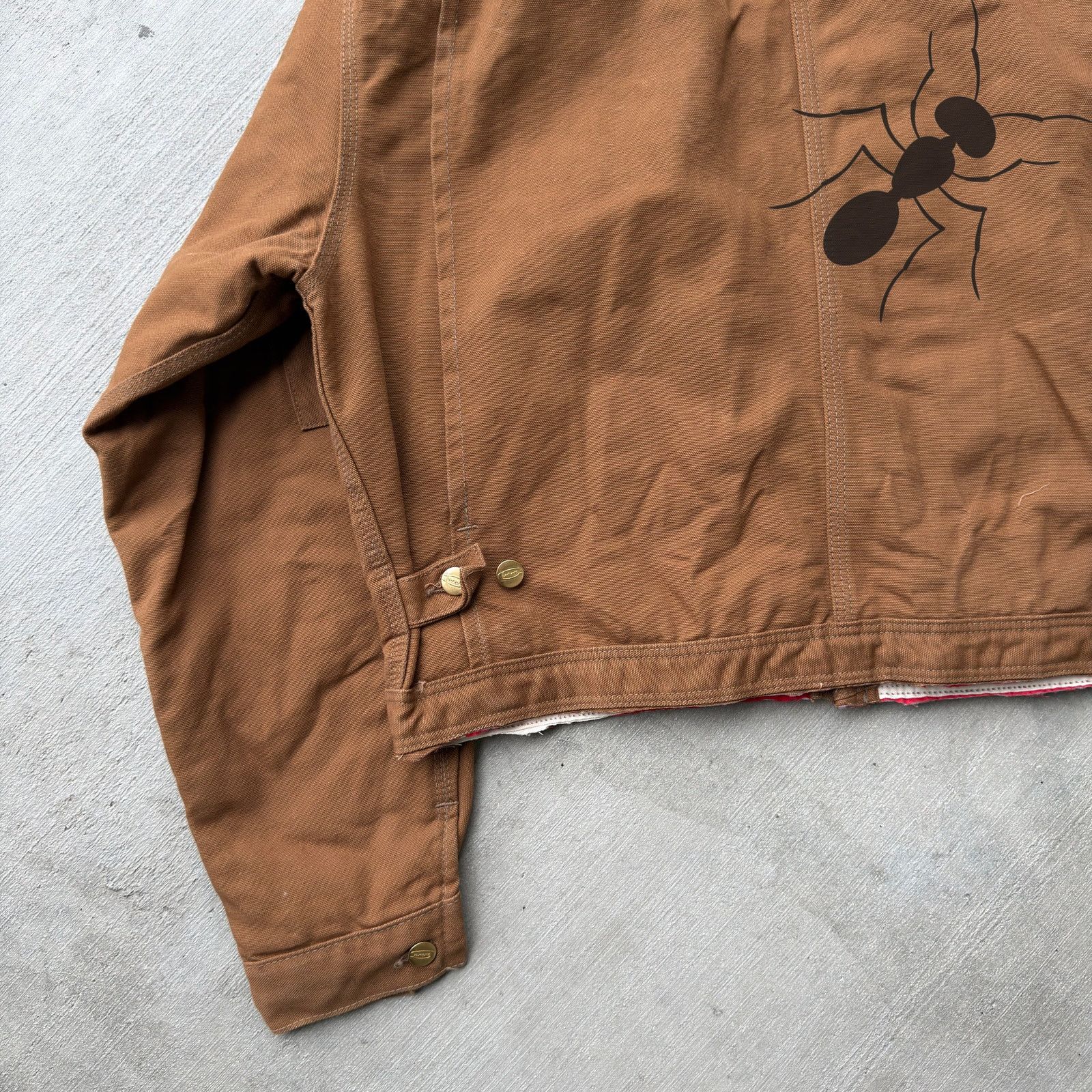 Carhartt × Vintage Carhartt brown cropped Detroit style work wear jacket Size US L / EU 52-54 / 3 - 8 Thumbnail