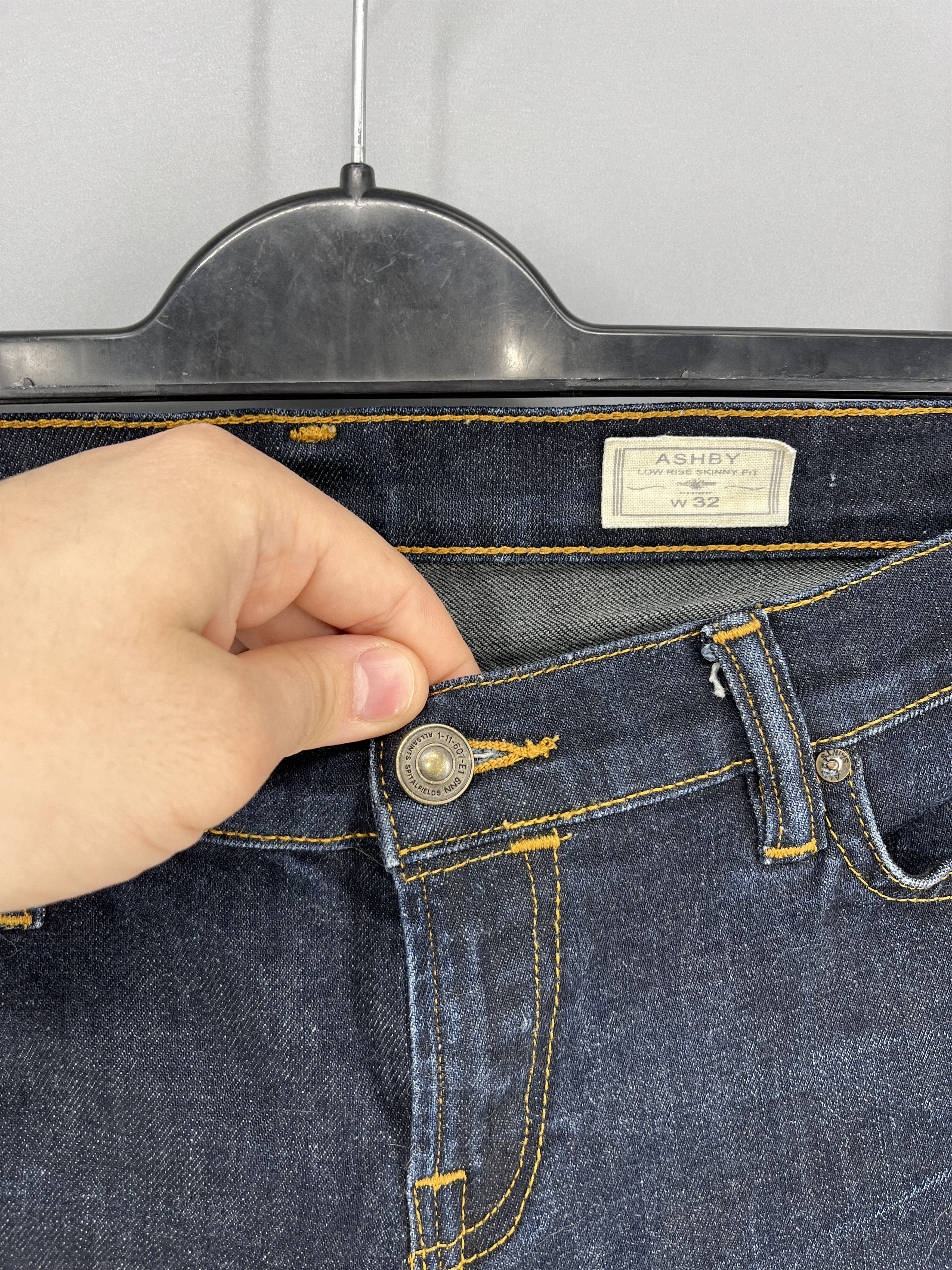 Allsaints Allsaints Rinse Skinny Runner mens jeans y2k luxury Size US 32 / EU 48 - 6 Thumbnail