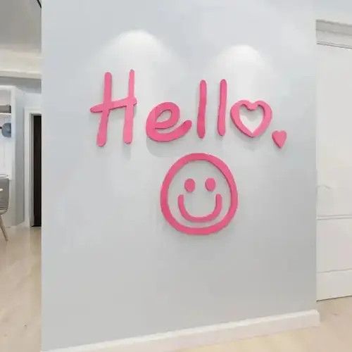 Designer Acrylic Wall Stickers Size ONE SIZE - 2 Thumbnail
