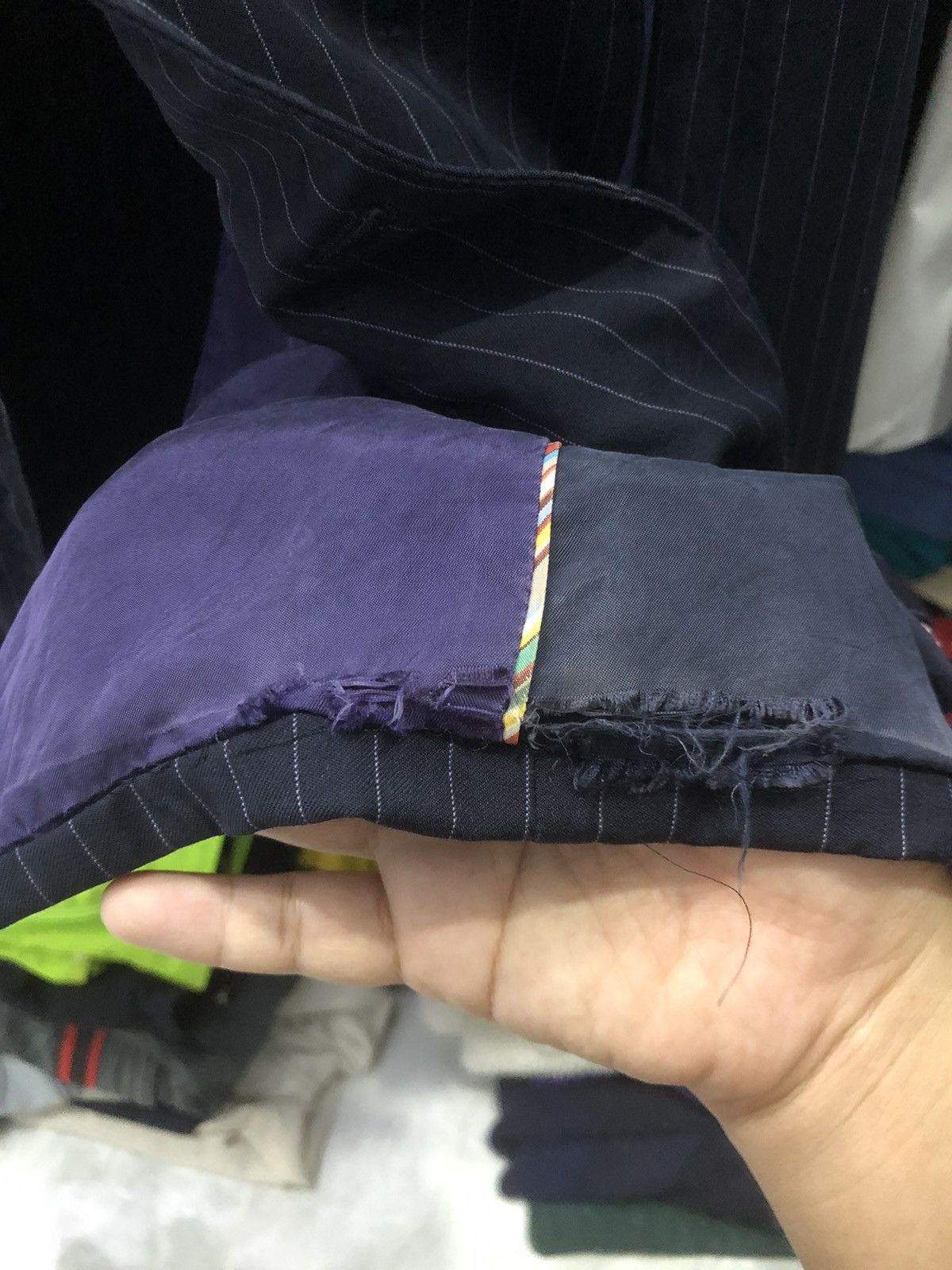 Cerruti 1881 × Paul Smith Paul Smith x Cerruti 1881 stripe blazer single breasted Size 38R - 14 Thumbnail