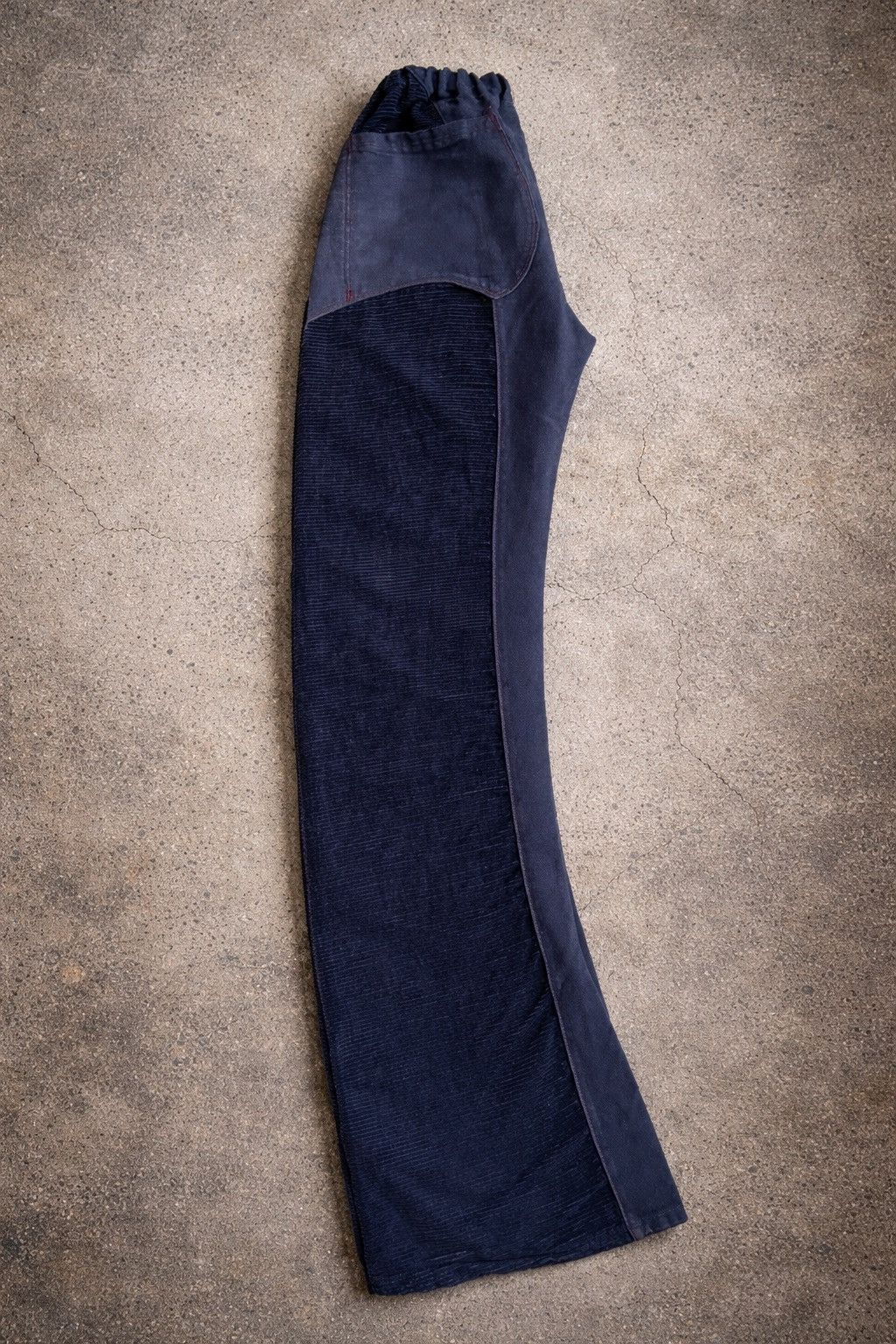 Other Patchwork Corduroy Denim Low Rise Flare Pants Avant Garde Size 25" / US 0 / IT 36 - 6 Thumbnail