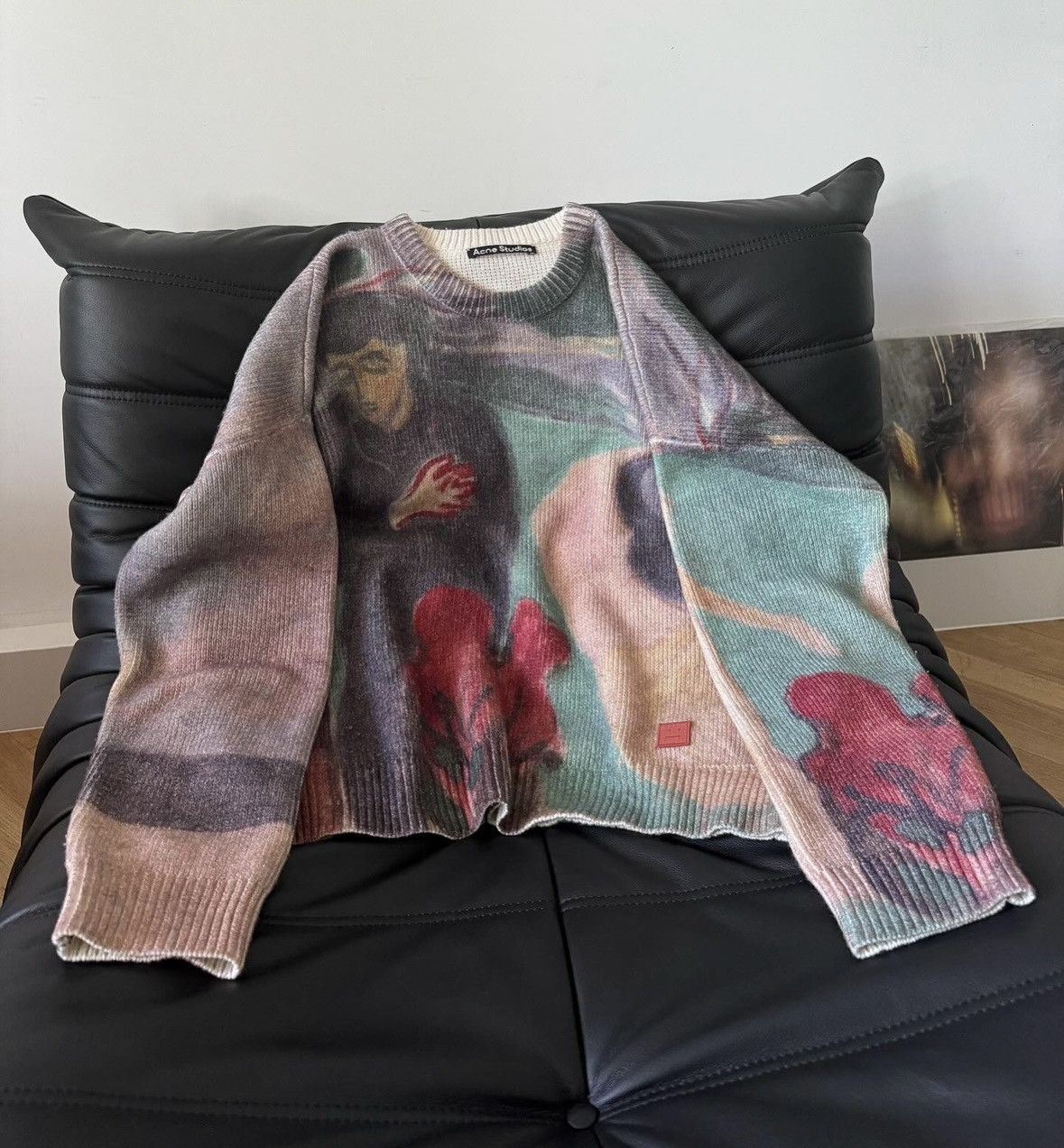 Acne Studios × Designer Acne Studios Munich Separation Sweater Knit Art Multicolor Size US M / EU 48-50 / 2 - 2 Thumbnail