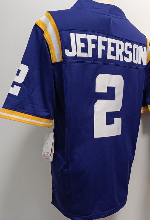 Other Men's LSU Tigers #2 Justin Jefferson Purple Jersey Size US S / EU 44-46 / 1 - 4 Thumbnail