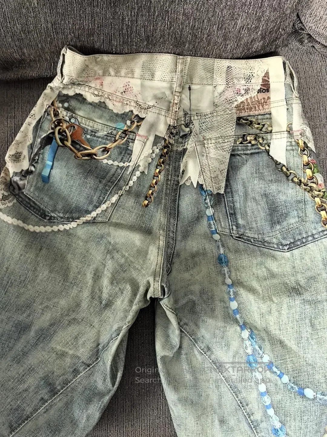 Acne Studios Acne Studios 1981 Pearl Chain Jeans. Size US 26 / EU 42 - 6 Thumbnail