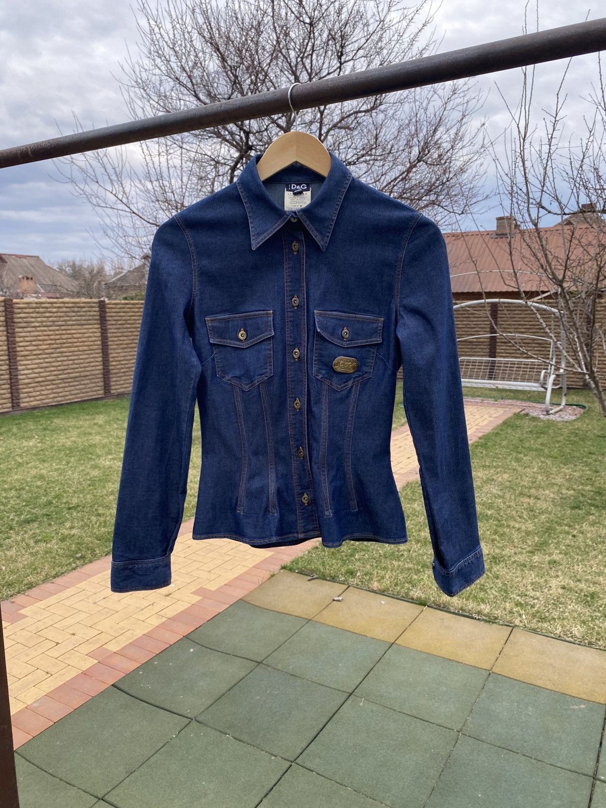 Dolce & Gabbana × Vintage Vintage D&G Women’s Denim Jacket Made in Italy Rare XS-S Size XS / US 0-2 / IT 36-38 - 1 Thumbnail