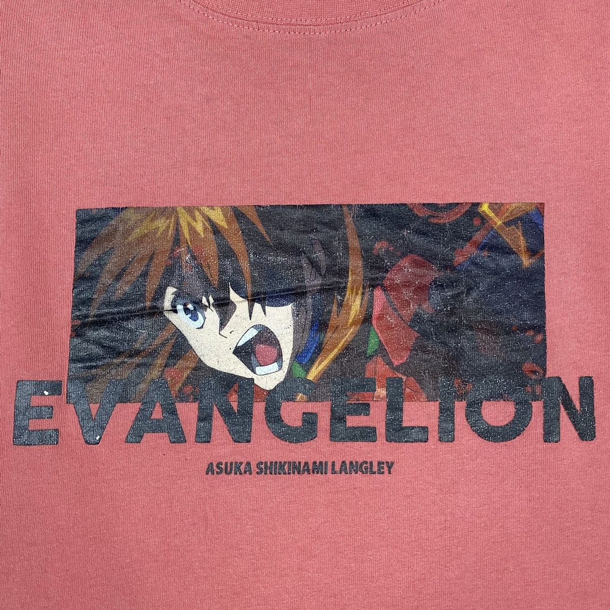 Cartoon Network × Japanese Brand × Vintage EVANGELION ASUKA SHIKINAMI LANGLEY BOX LOGO ANIME TEE Size US XXL / EU 58 / 5 - 4 Thumbnail