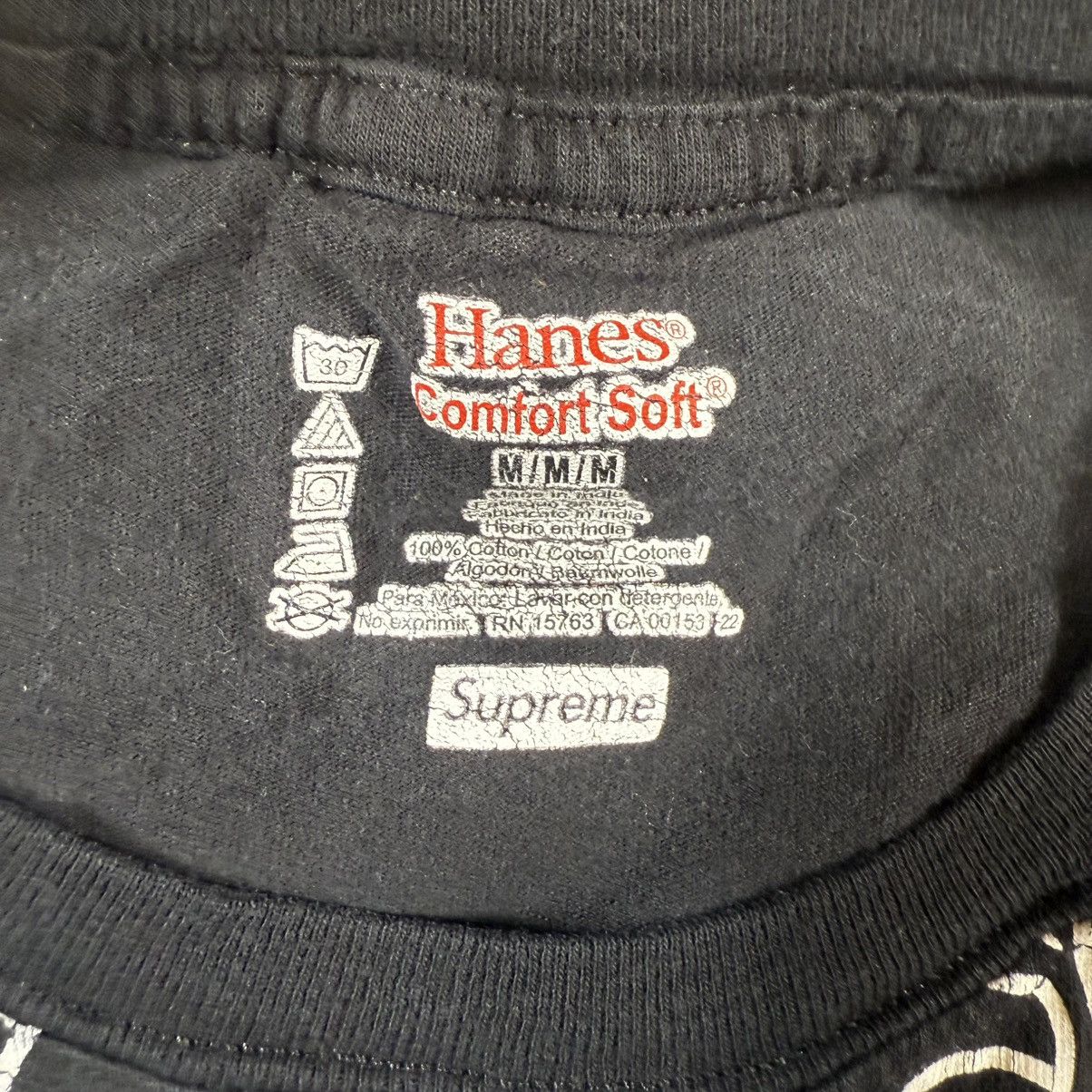 Hanes × Supreme SUPREME x Hanes Bandana Tagless T-shirt Sz Medium Size US M / EU 48-50 / 2 - 3 Thumbnail