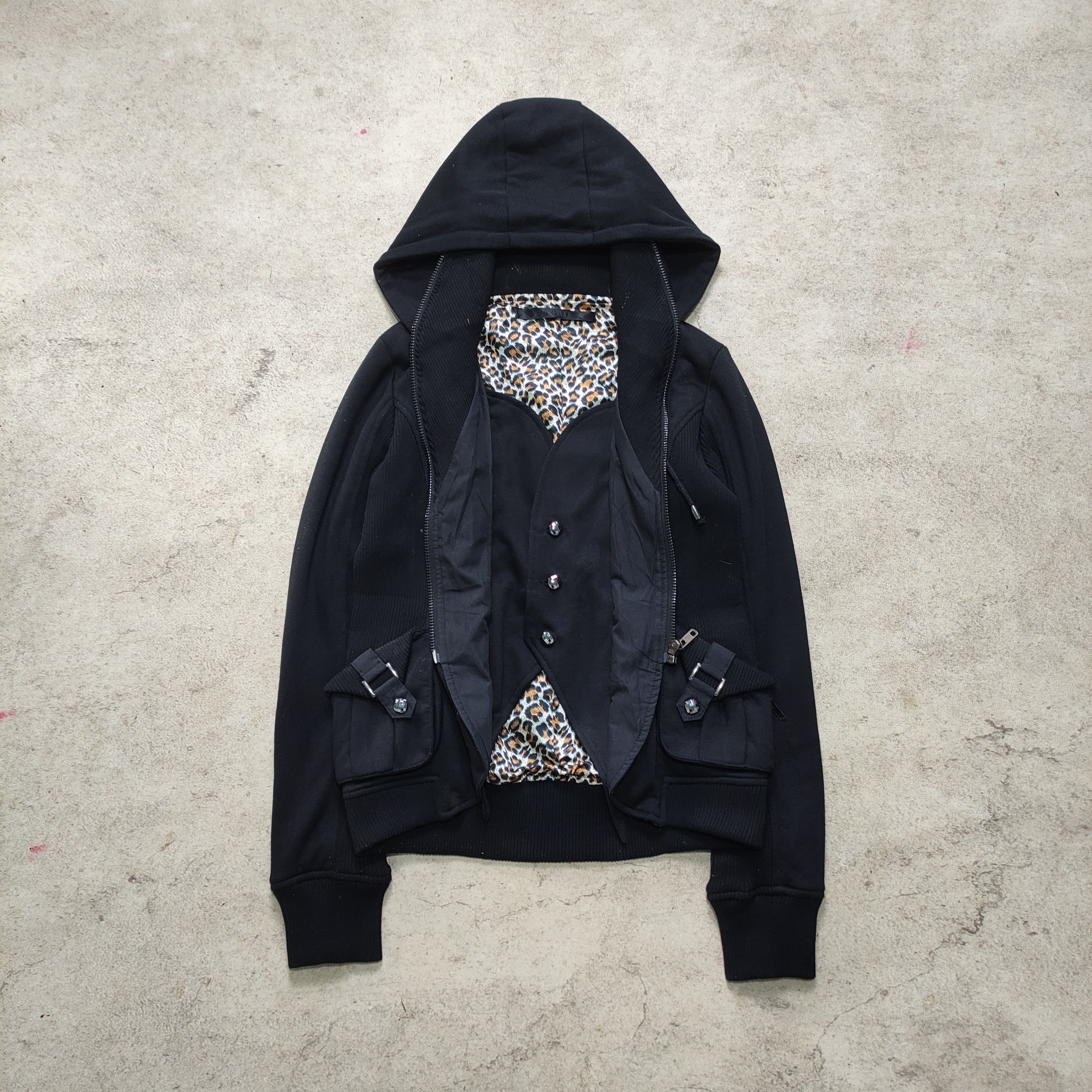 Le Grande Bleu (L.G.B.) Lip service bono Leopard jacket 2000s Size US M / EU 48-50 / 2 - 1 Thumbnail