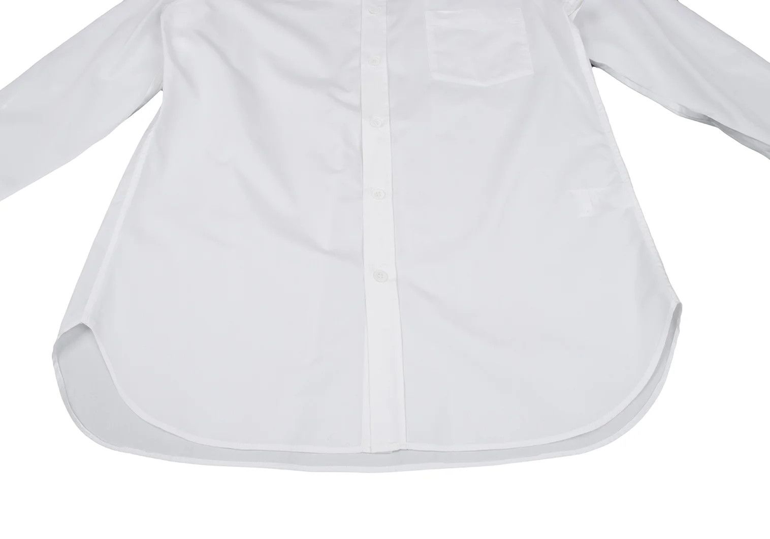 Yohji Yamamoto Yohji Yamamoto Layered Cotton Long Sleeve Shirt Size US S / EU 44-46 / 1 - 10 Thumbnail