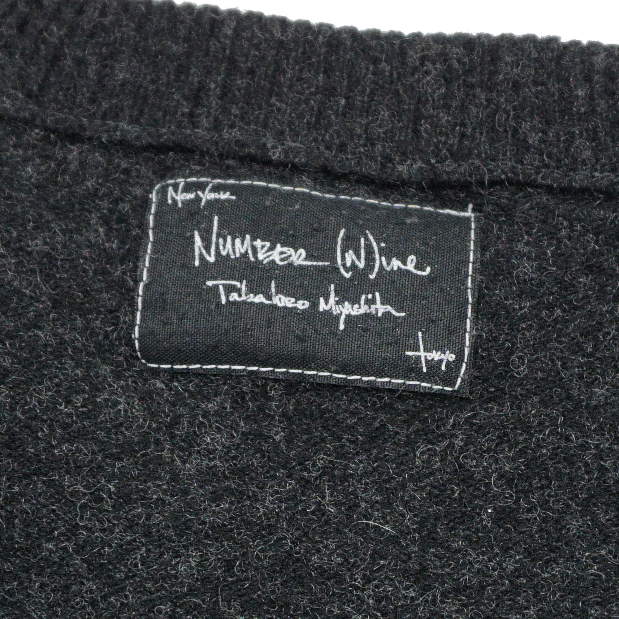 Number (N)ine Number (N)ine AW06 "Noir" Scar Sweater Size US M / EU 48-50 / 2 - 4 Thumbnail