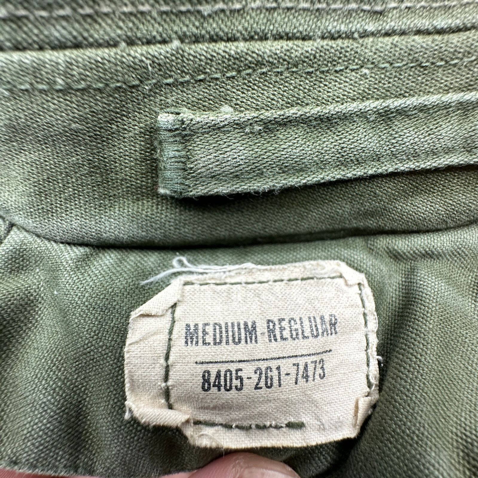 Other Vintage 60s Vietnam Era US Army Sateen OG-107 Coat Medium Size US M / EU 48-50 / 2 - 3 Thumbnail