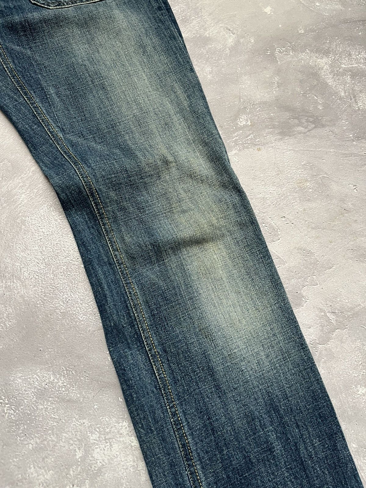 Diesel VINTAGE DIESEL KEATE Y2K STYLE WASHED BLUE ZIP POCKET JEANS Size 28" / US 6 / IT 42 - 7 Thumbnail
