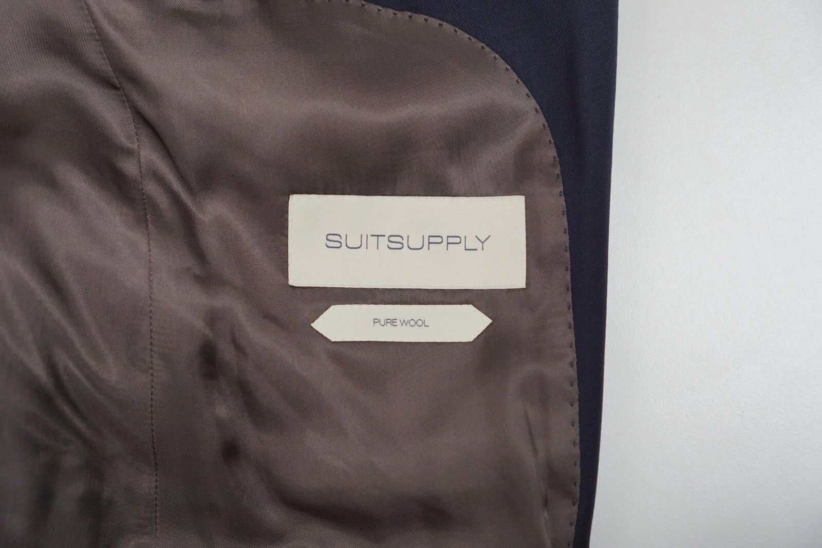 Suitsupply Men Suitsupply Suit Napoli Navy Regular Fit Wool Reda US42 Size 42R - 5 Thumbnail