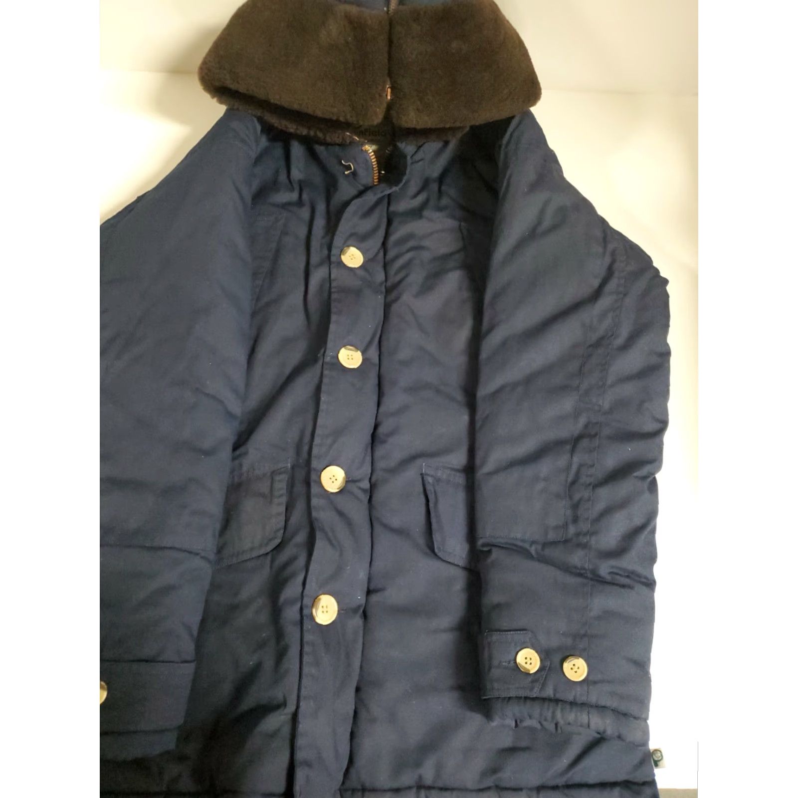 Penfield Penfield Trailwear Hooded Hudson Wax Cloth Size Medium Navy Blue Penfield Jacket Size US M / EU 48-50 / 2 - 3 Thumbnail