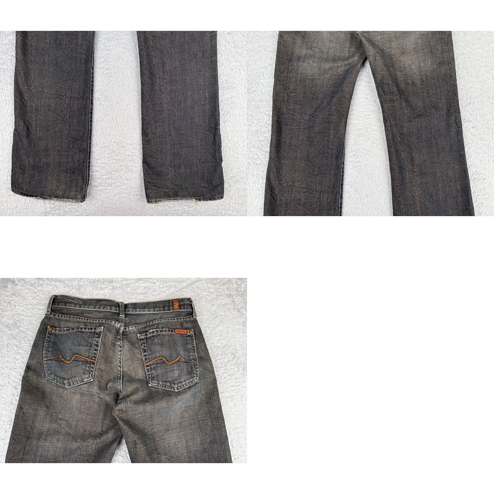7 For All Mankind 7 For All Mankind Jeans Womens Bootcut Jeans Blue Denim 28x30 28 Waist 30 Inseam Medium Wash Regular Rise 8.5-10.5 In Stretch Comfort 5-Pocket Design Size 28" / US 6 / IT 42 - 10 Thumbnail
