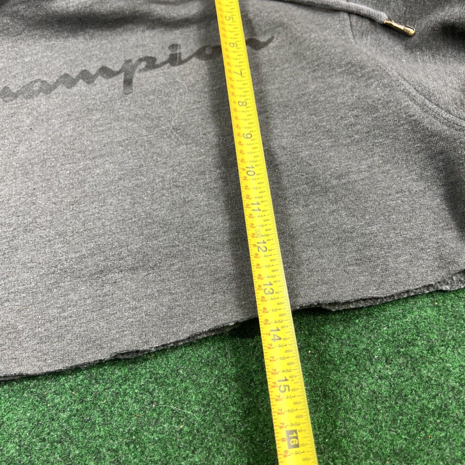 Champion Champion Sweater Womens Sz Small Gray Pullover Crop Top Size S / US 4 / IT 40 - 6 Thumbnail