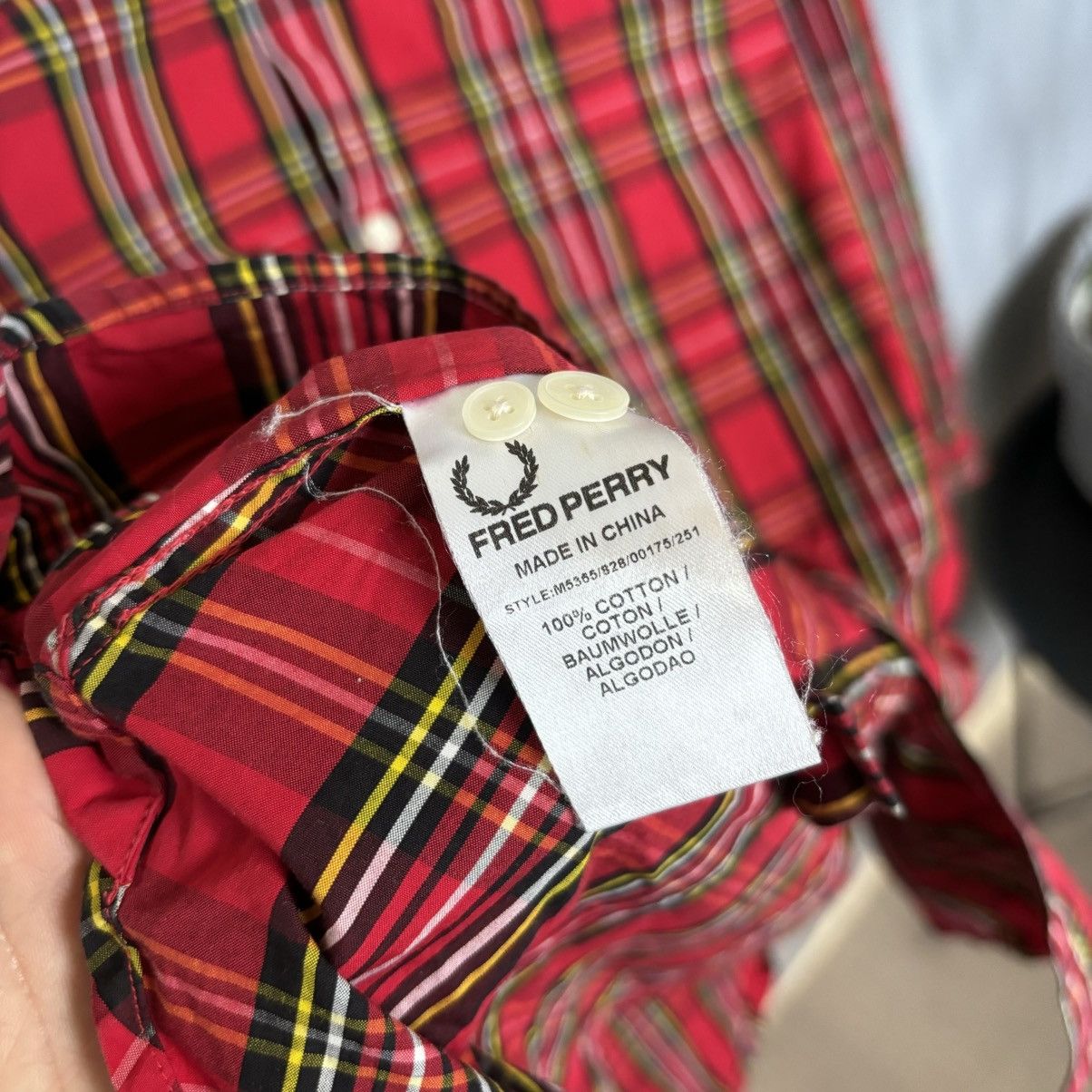 Fred Perry Fred Perry shirt button up small red casual vintage Size US S / EU 44-46 / 1 - 4 Thumbnail